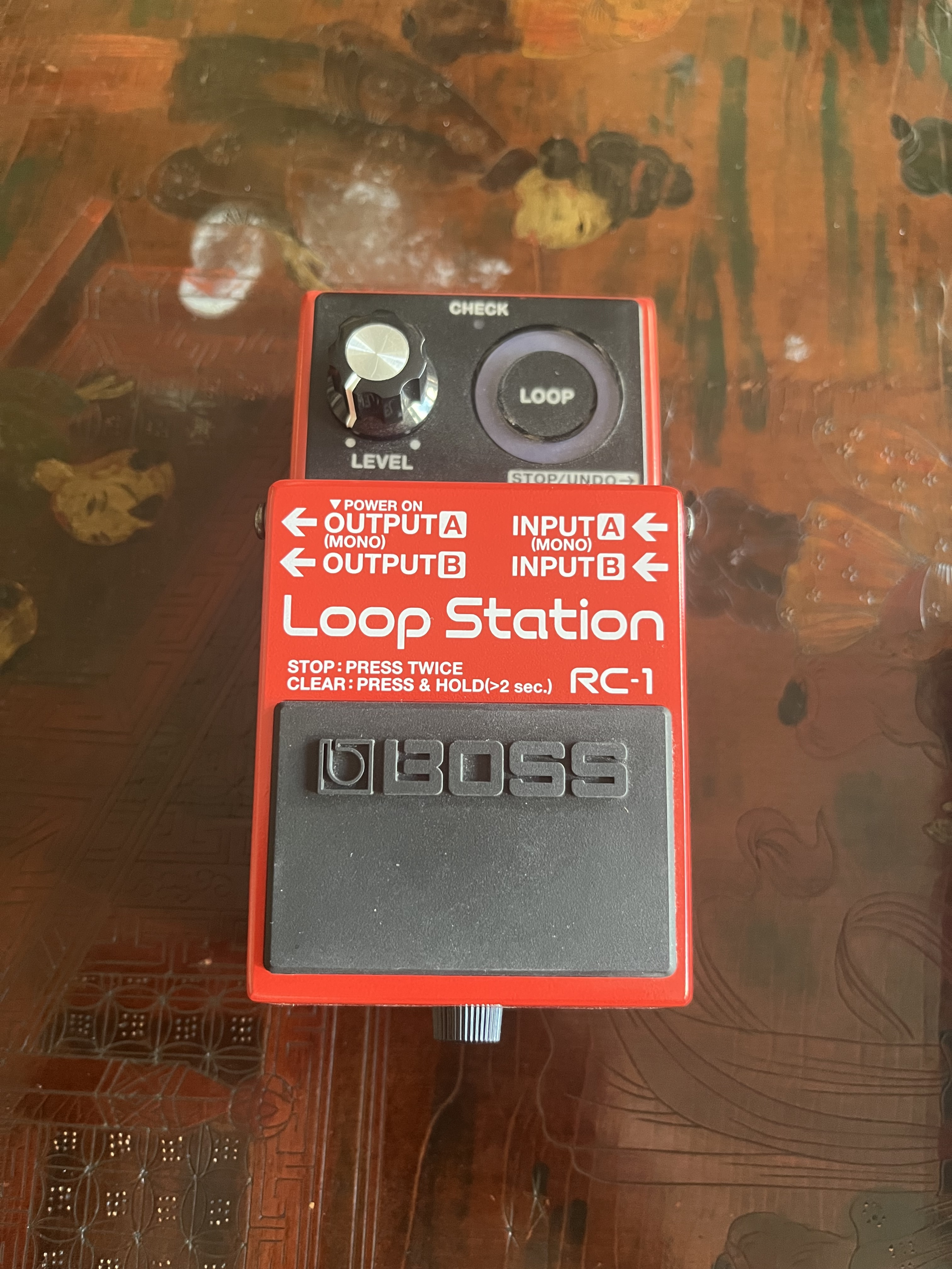 Vends looper boss rc1