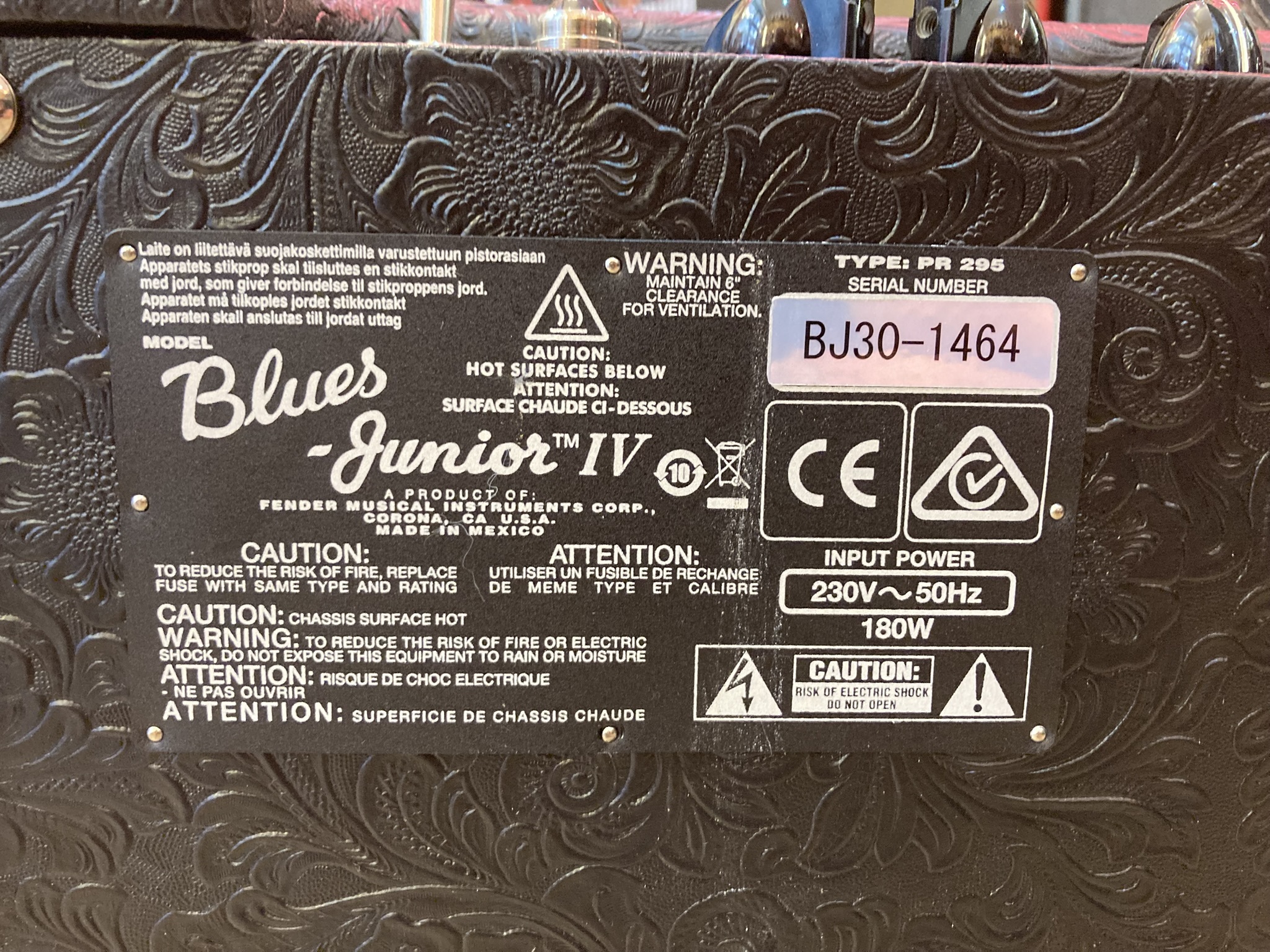 Fender Blues Junior IV 30th Anniversary (71980)