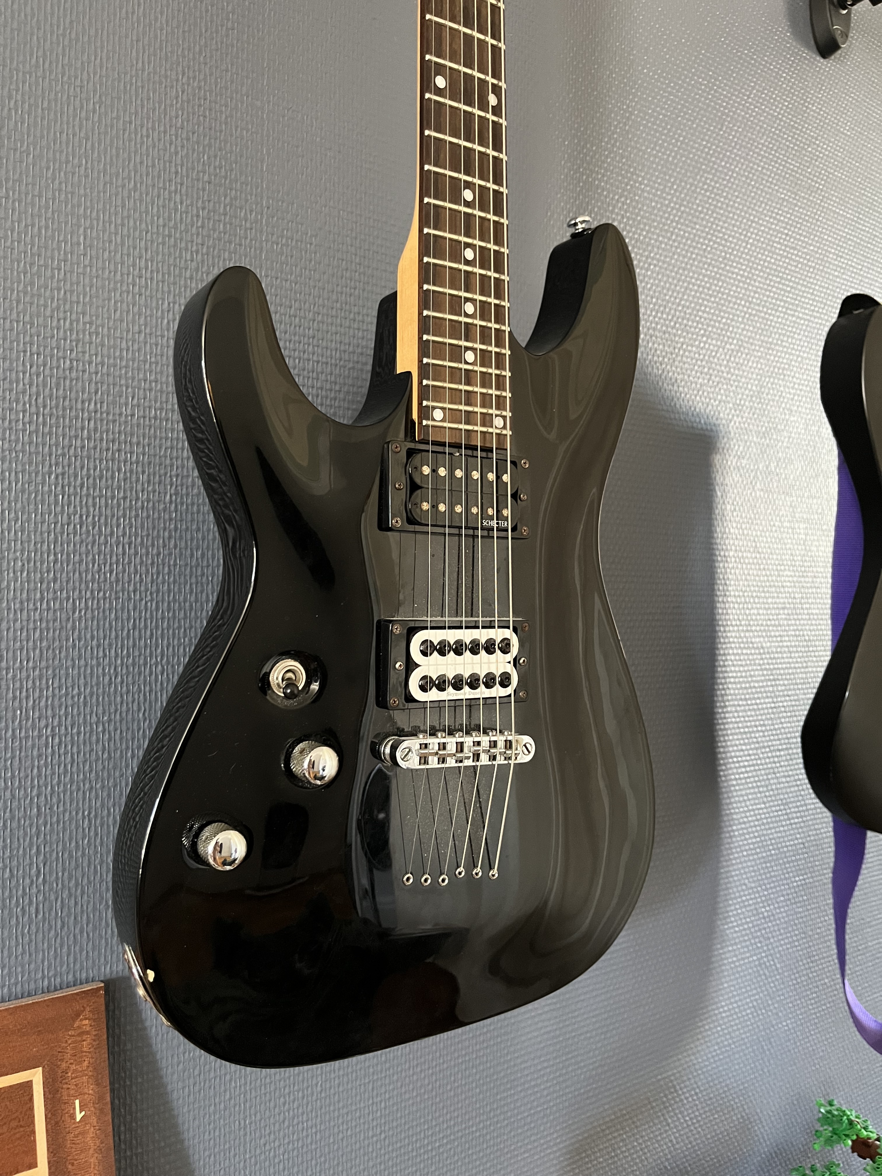 Schecter omen 6 lh ( gaucher ) black