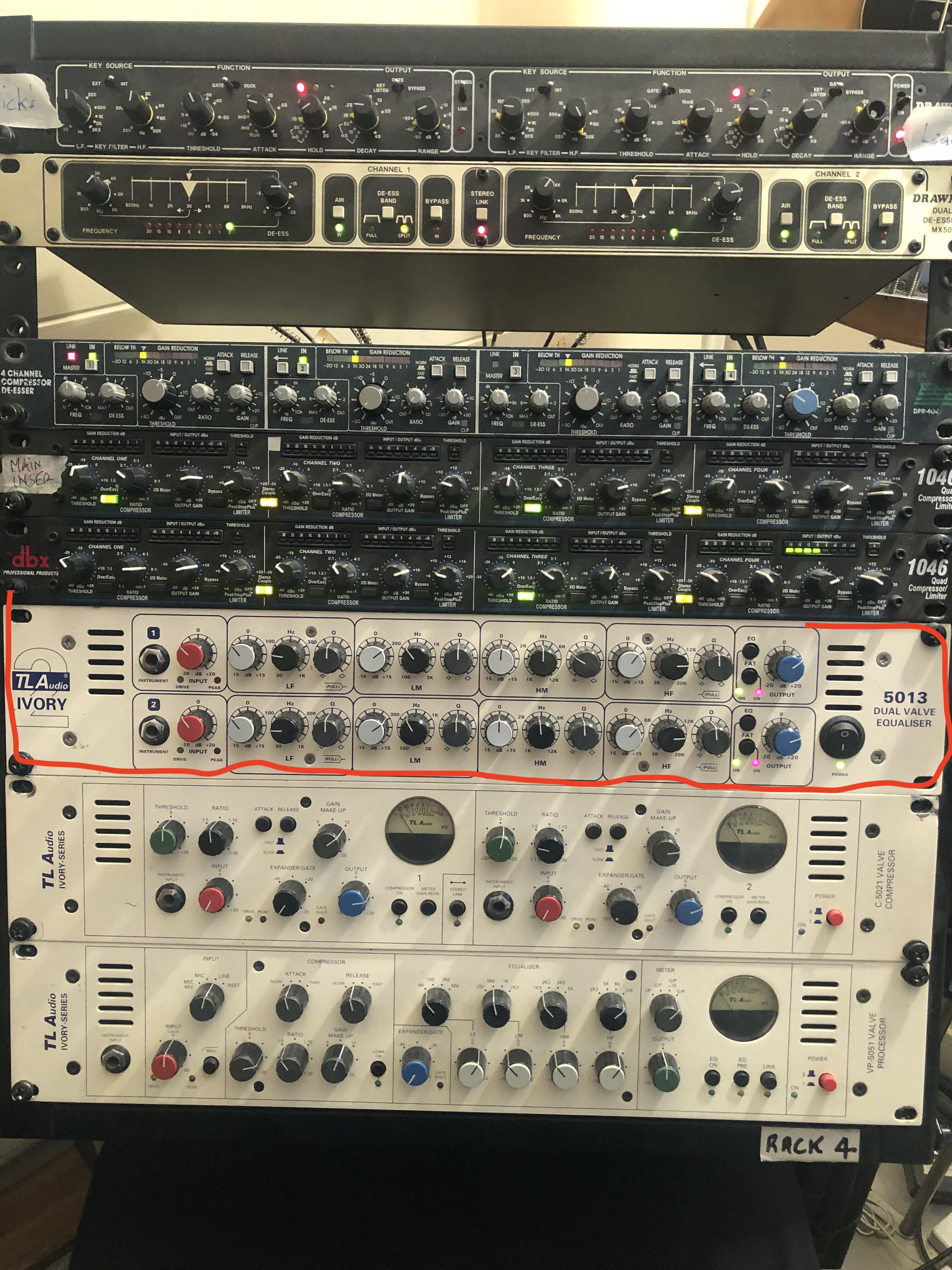 TL Audio 5013 Dual-channel Tube Parametric EQ (77339)