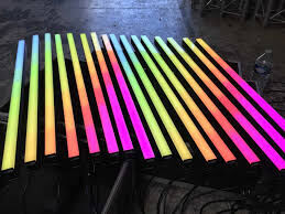 16 barres led octostrip + Flightcase