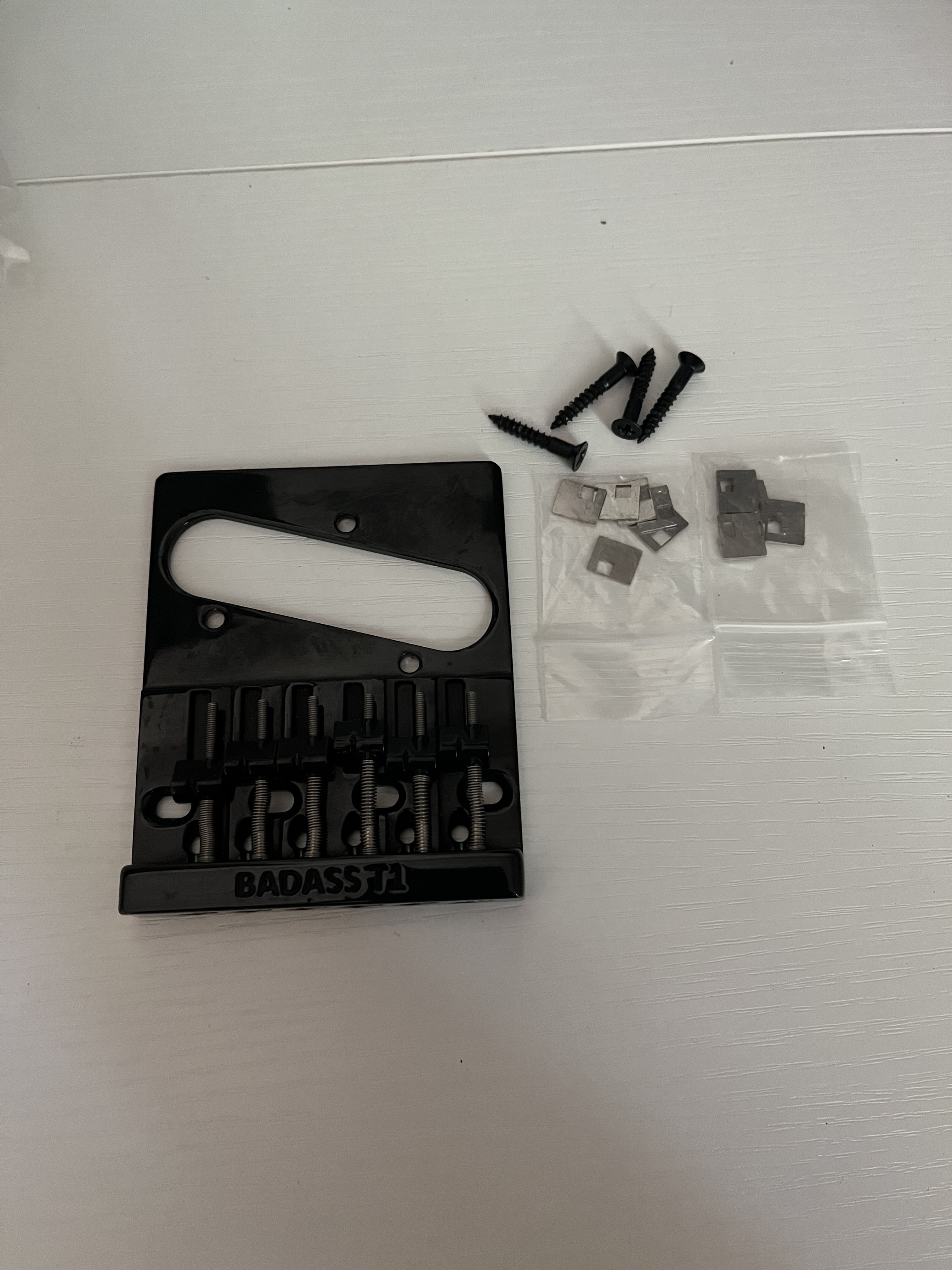 Chevalet noir telecaster badass T1