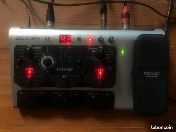 Vends Zoom V6 Processeur d'effet vocaux