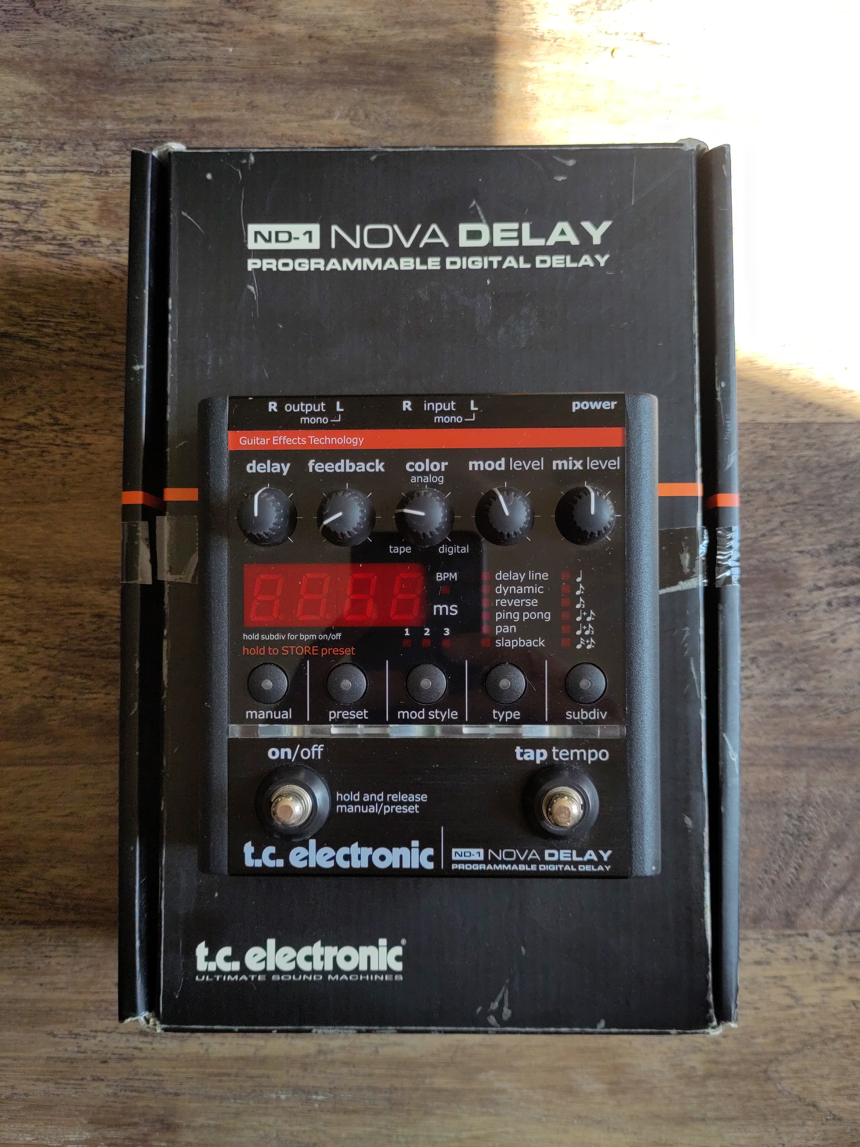 Vends tc Electronic ND-1 Nova Delay