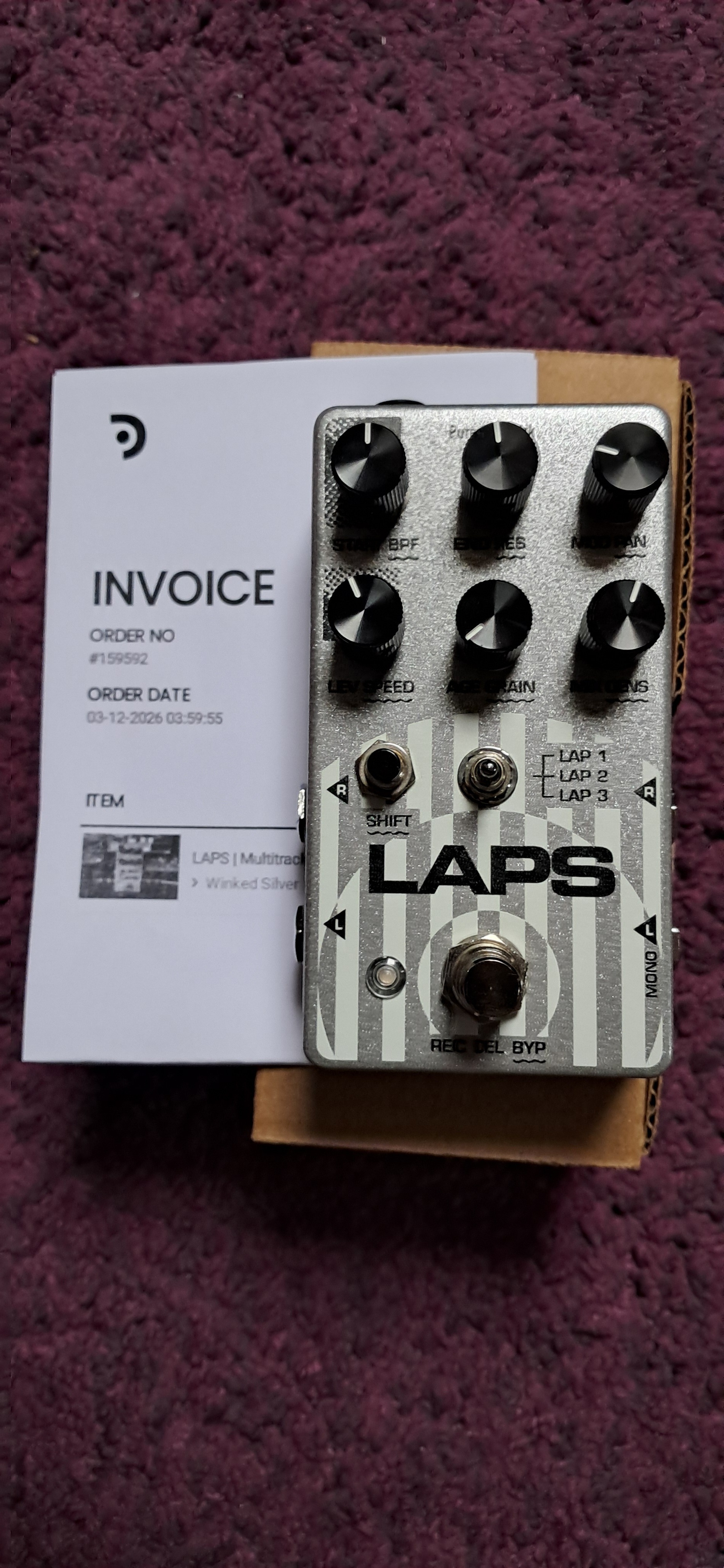 Vends Pedale Puremagnetik LAPS