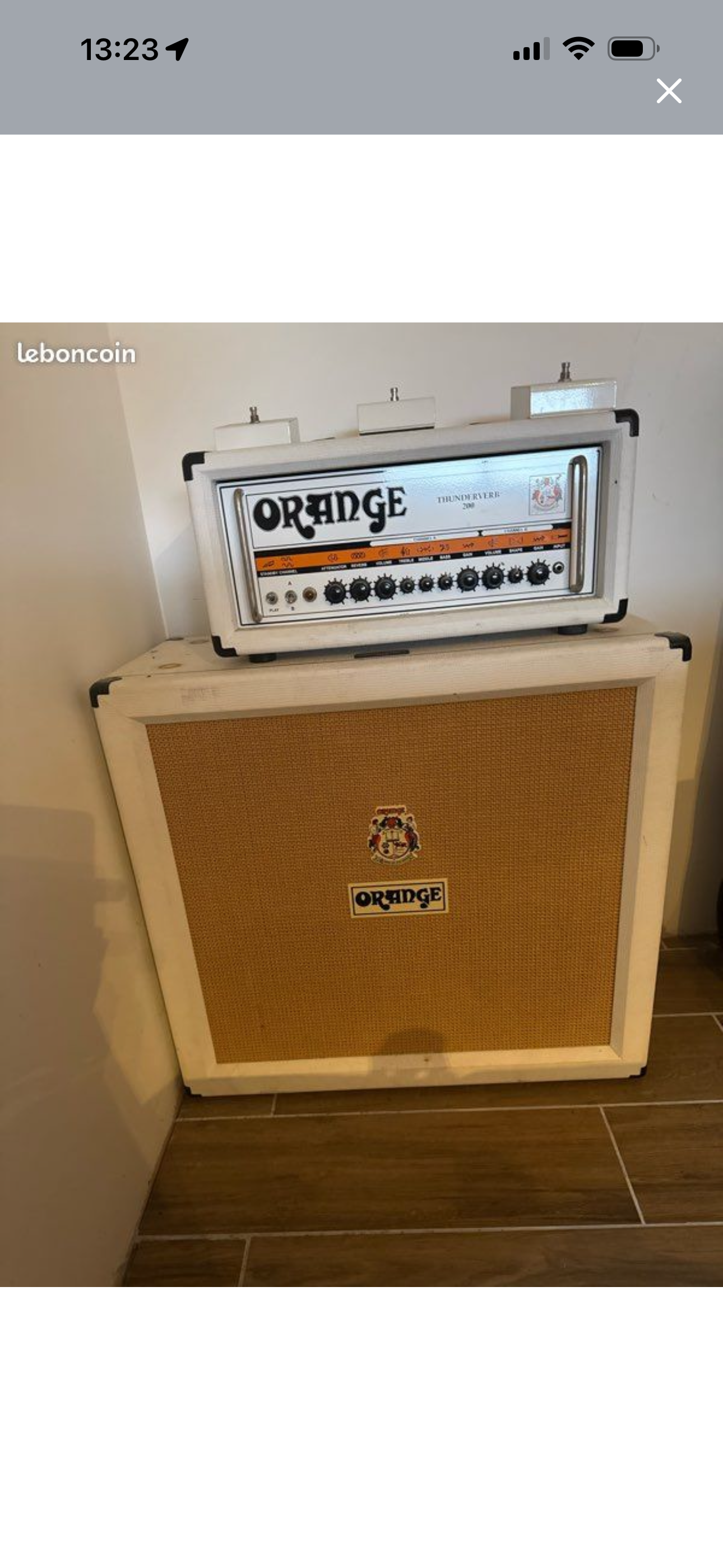 Orange Thunderverb limited 2009 white + cab