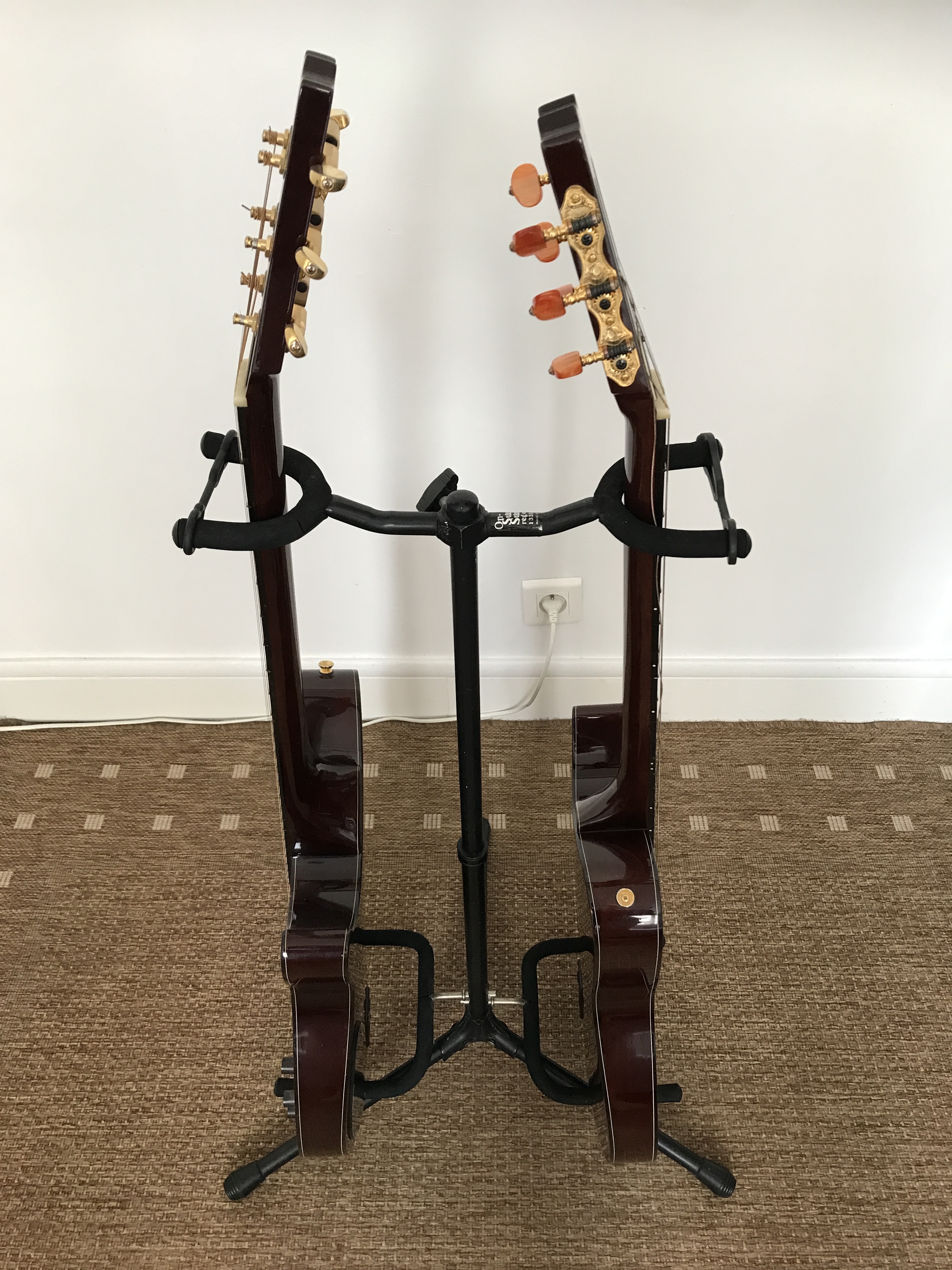 Trèpied Support x 2 Guitares 