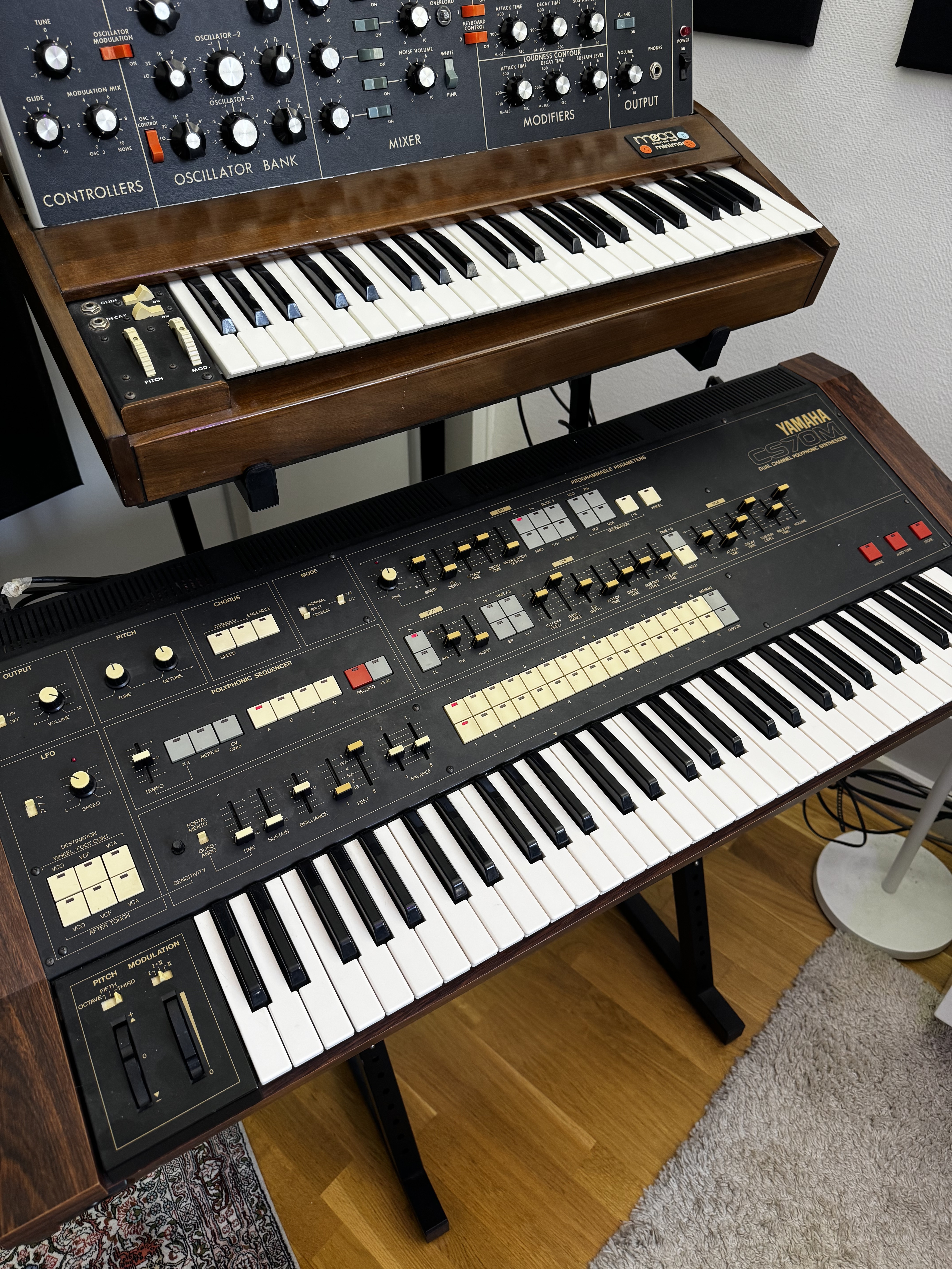 Vends Yamaha CS70M Restauré + Kit Midi Kenton