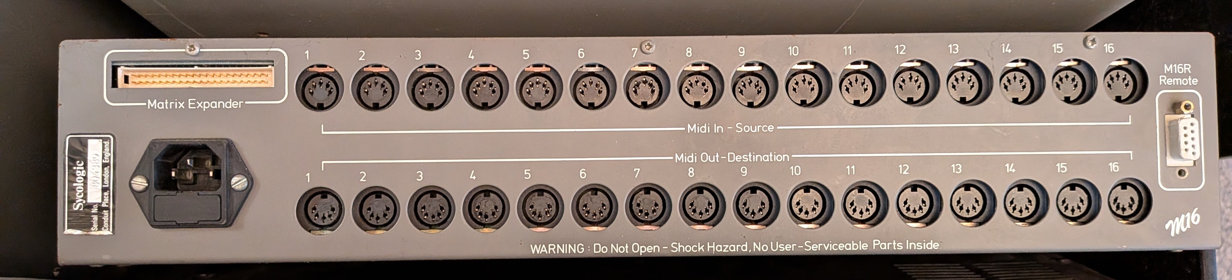 Vends SYCOLOGIC M16 avec télécommande