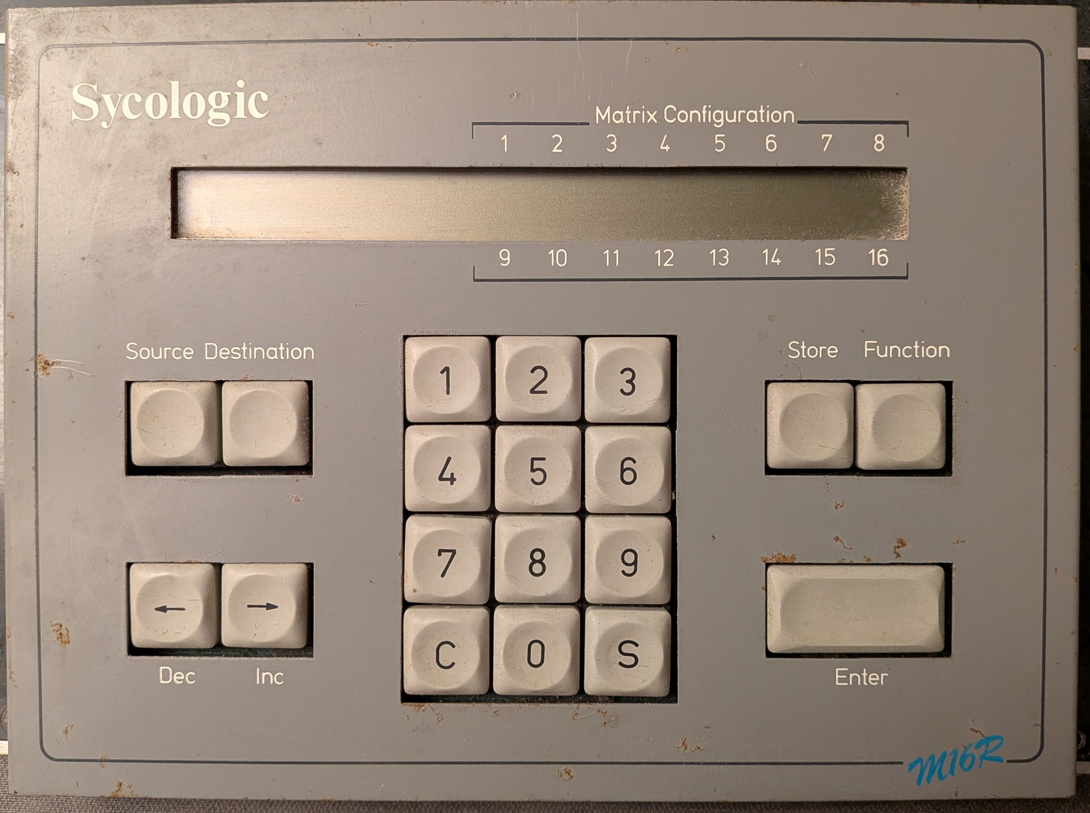 SYCOLOGIC M16R TELECOMMANDE