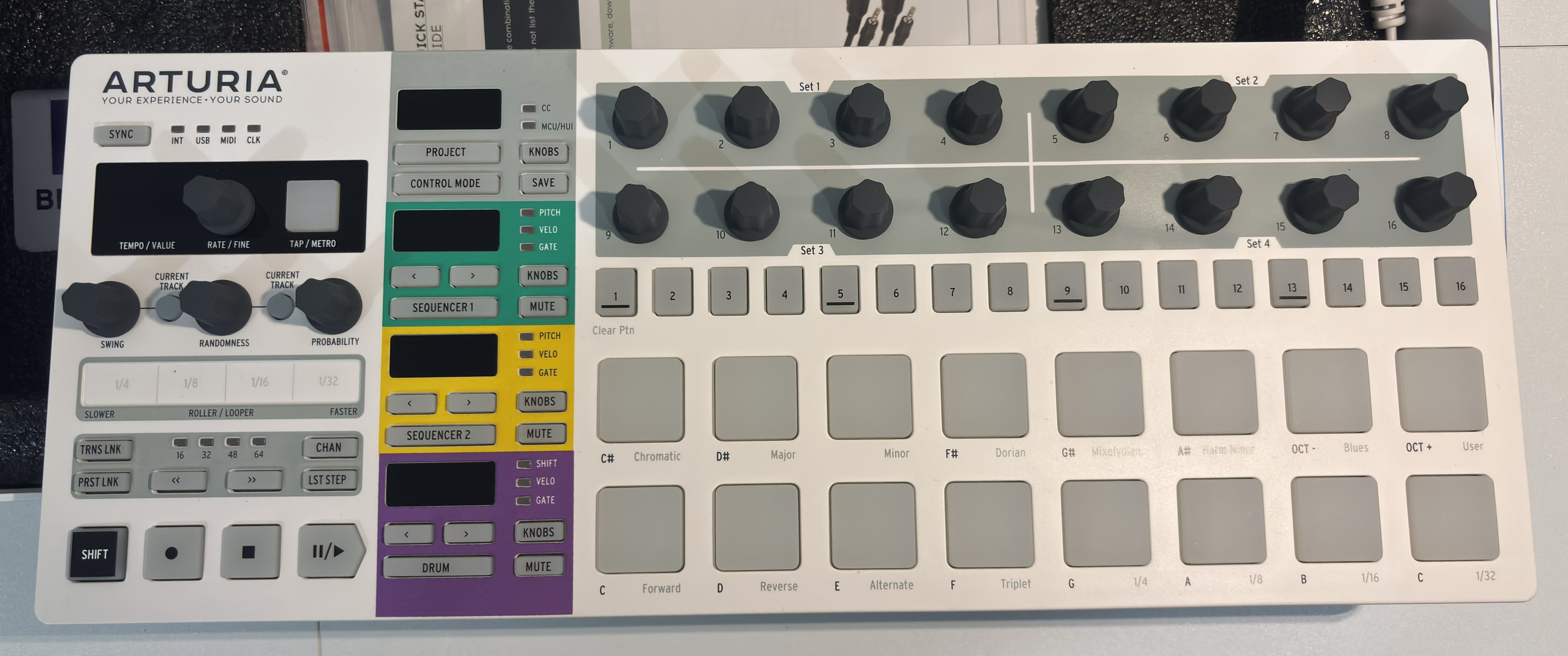 Arturia BeatStep Pro + Decksaver Beatstep Pro Cover