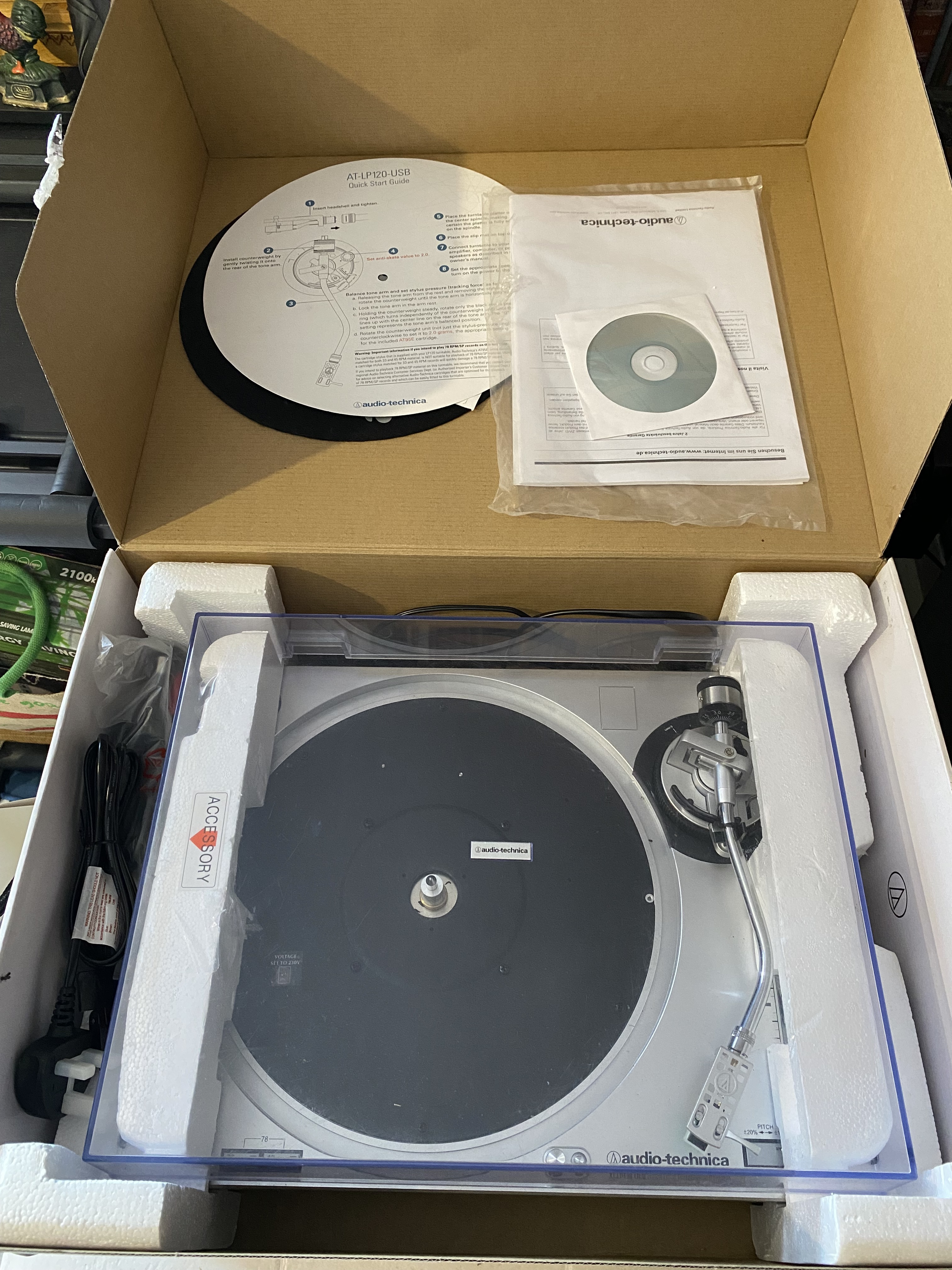 Platine Vynile Audio Technica - LP120 USB