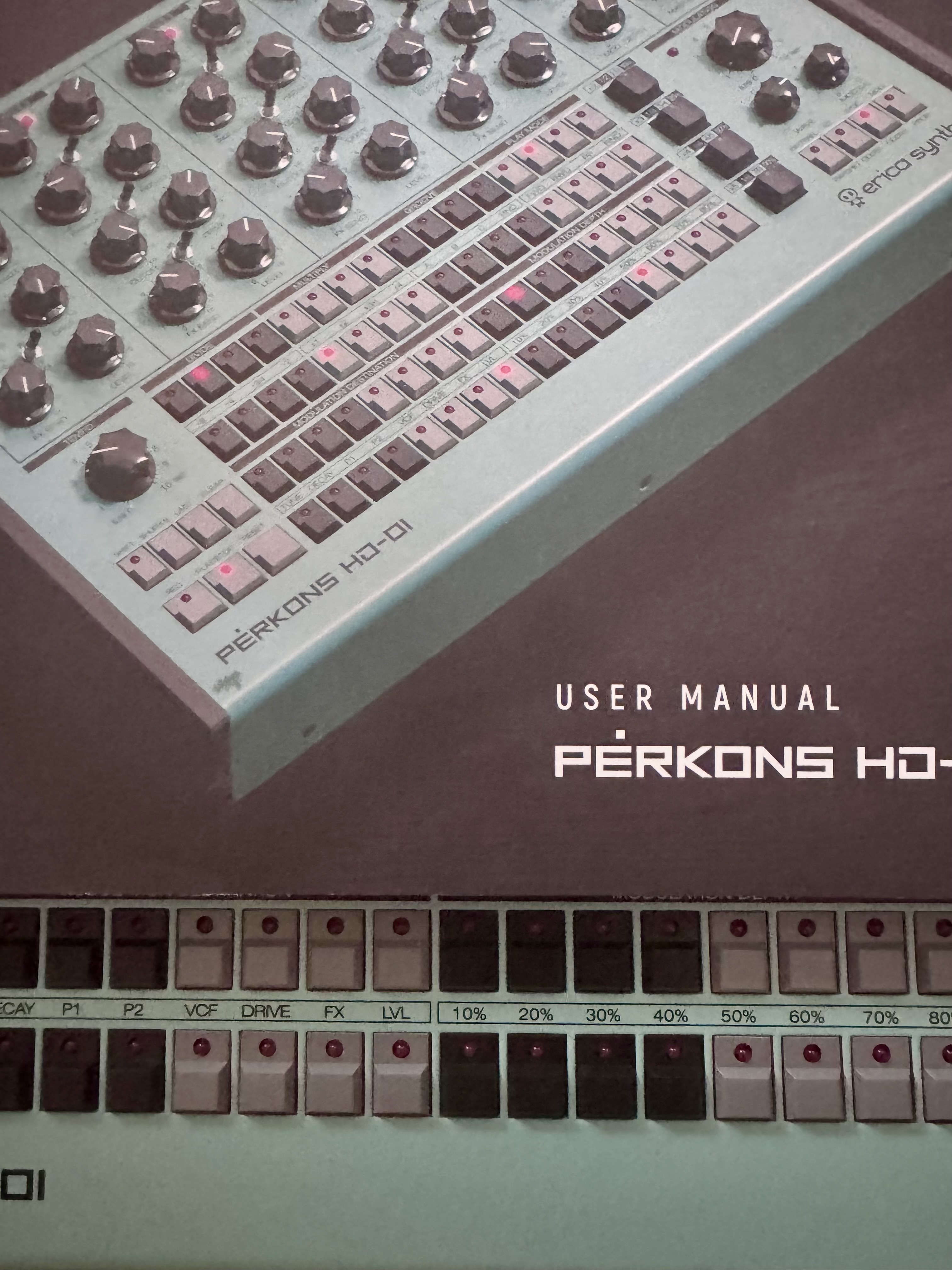 Erica synths PERKONS HD 01 version bleue 