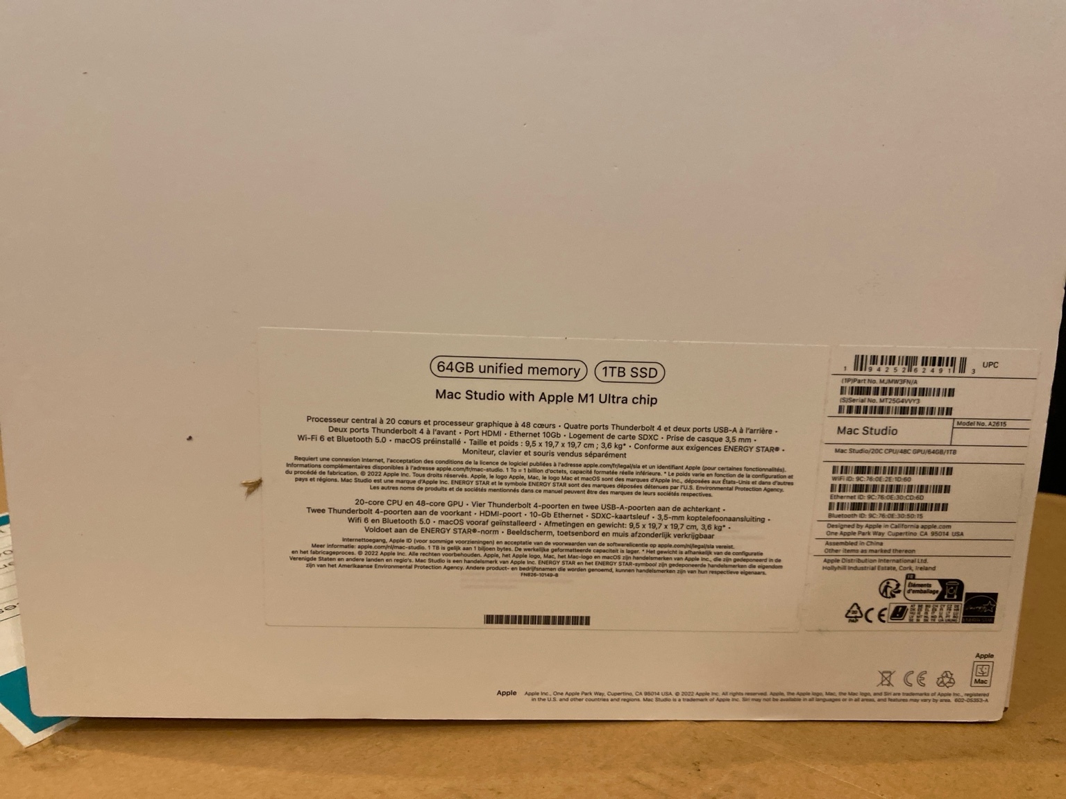 Lot 26 Apple Mac Studio M1 Ultra 3