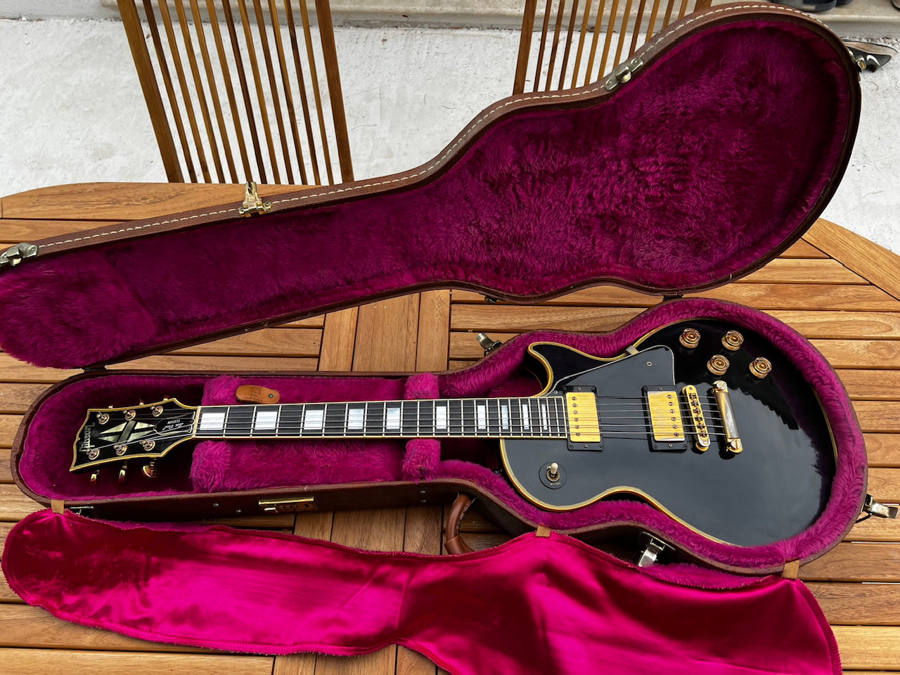 Gibson Les Paul Custom Black Beauty 1994 – Ebony – Micros Gibson USA – Étui Gibson