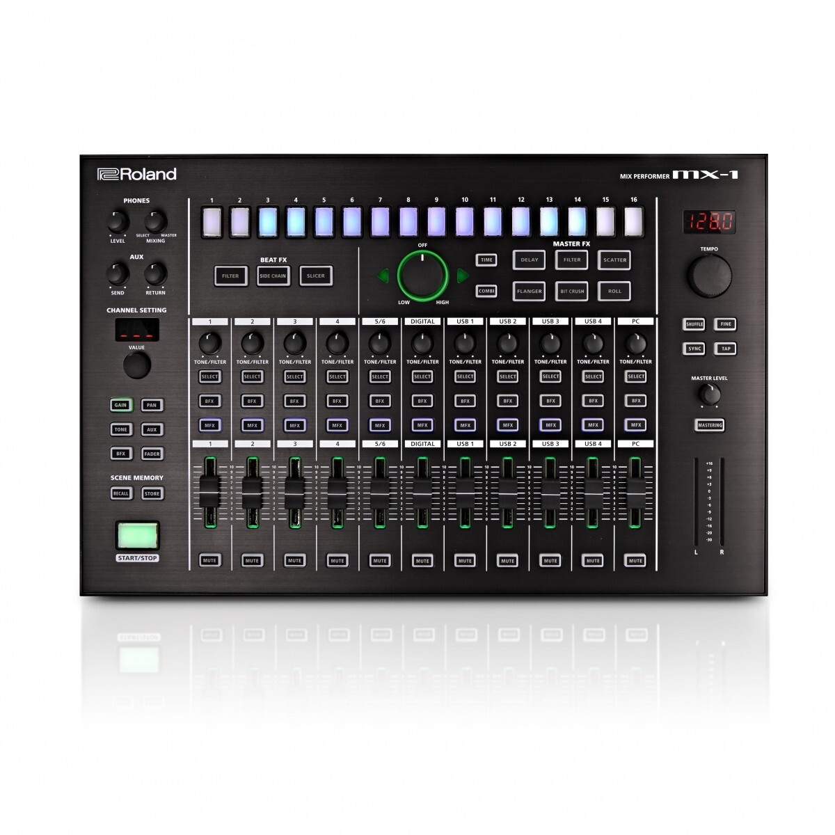 Vends AIRA Roland MX-1 avec adaptateur rack 19"
