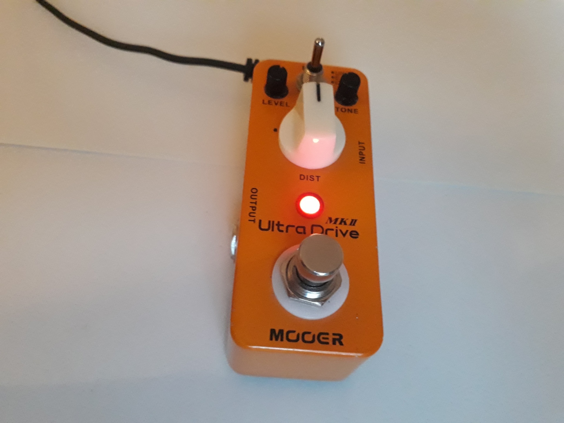Pédale distorsion guitare Mooer Ultra Drive (proche Boss DS-1)