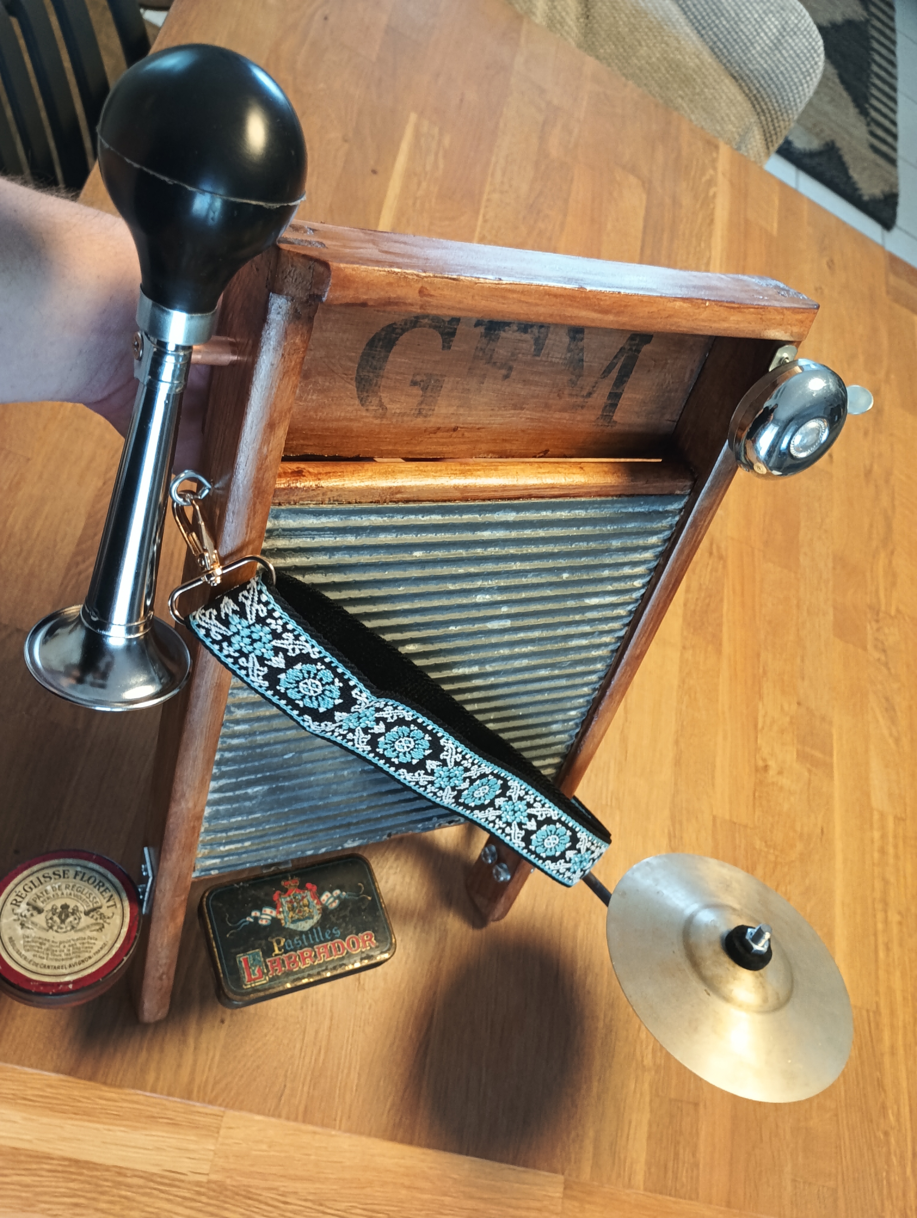Washboard musicale, planche à laver