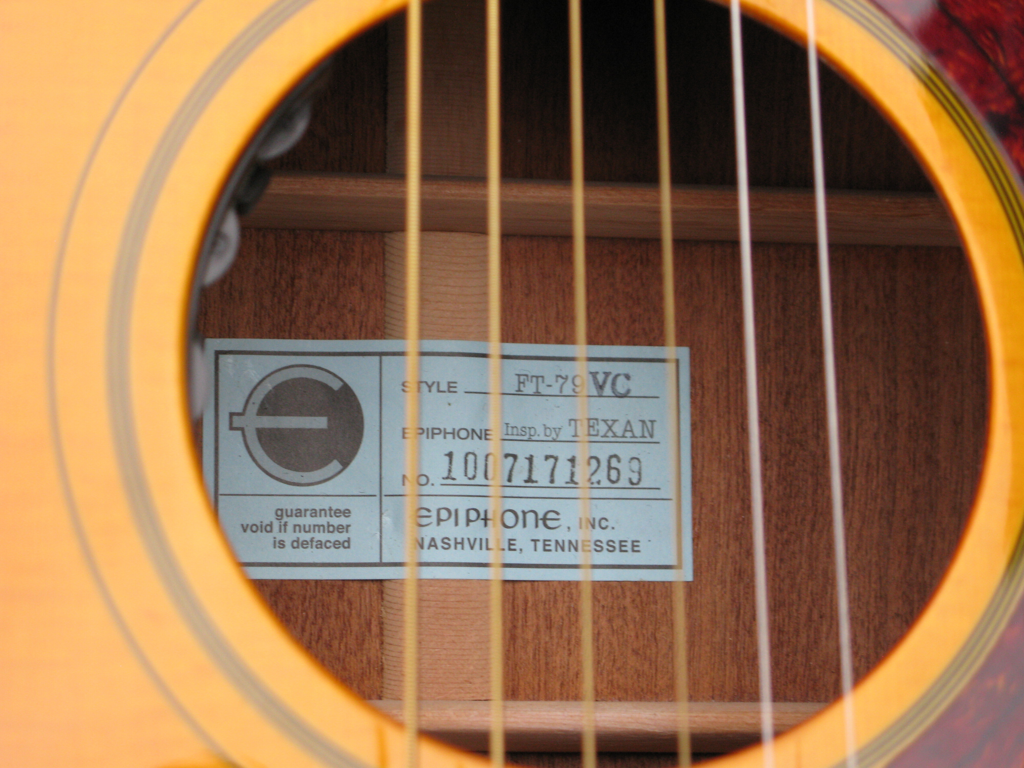 Epiphone FT-79 Texan (22153)
