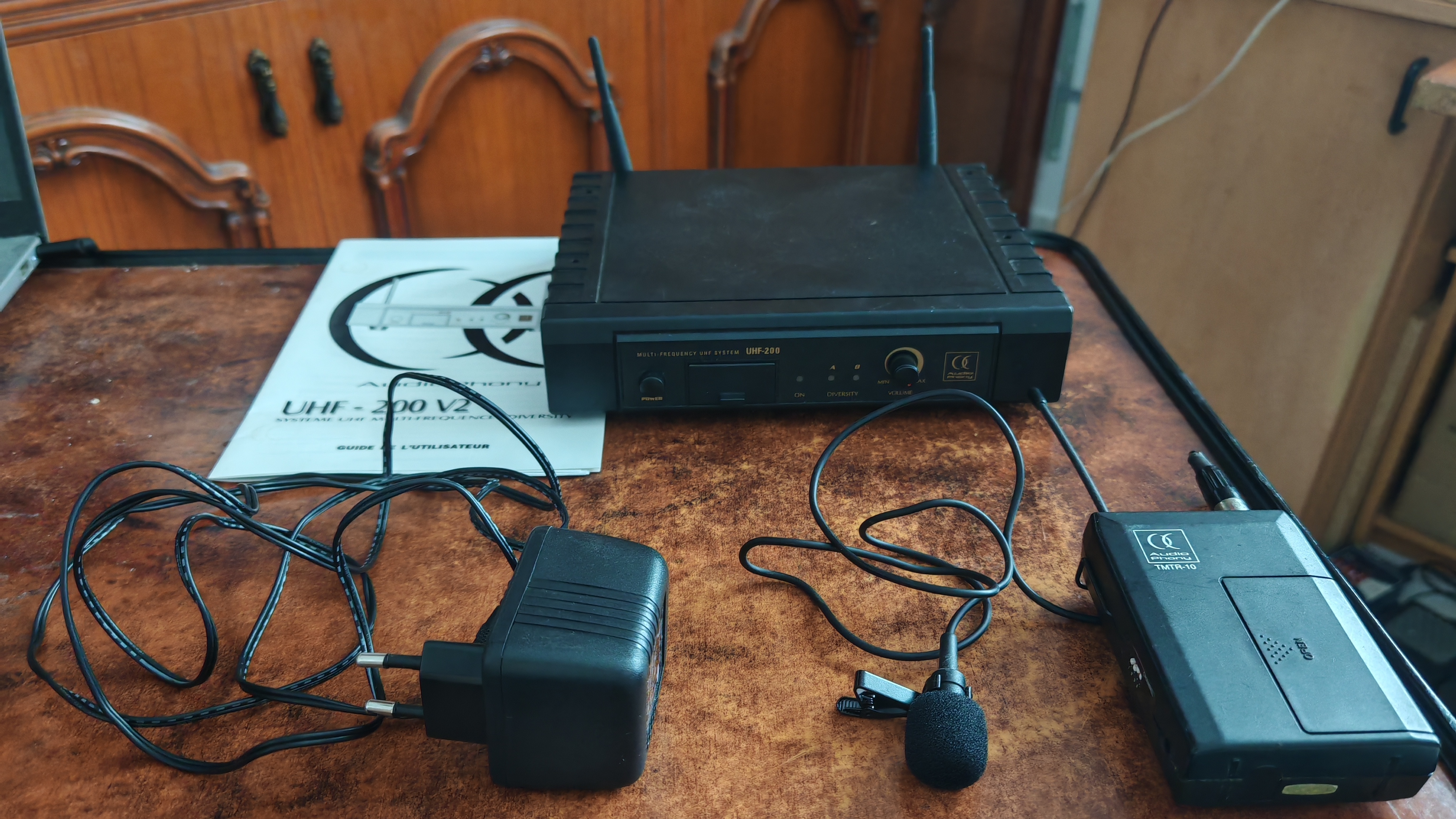 Micro-cravate sans fil Audiophony UHF 200 V2.