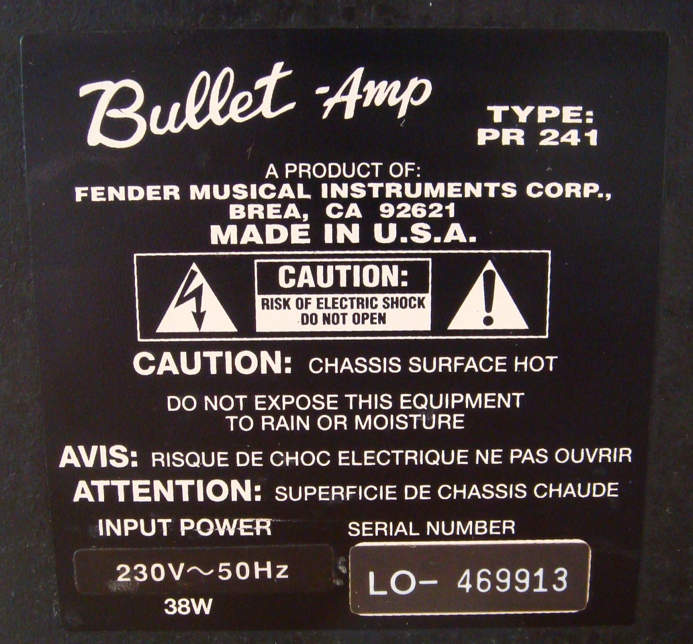 Fender Bullet  (17047)