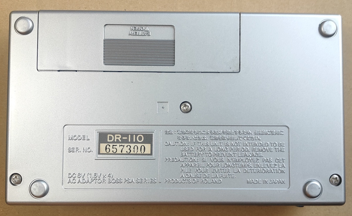 Boss DR-110 Dr. Rhythm Graphic (55932)