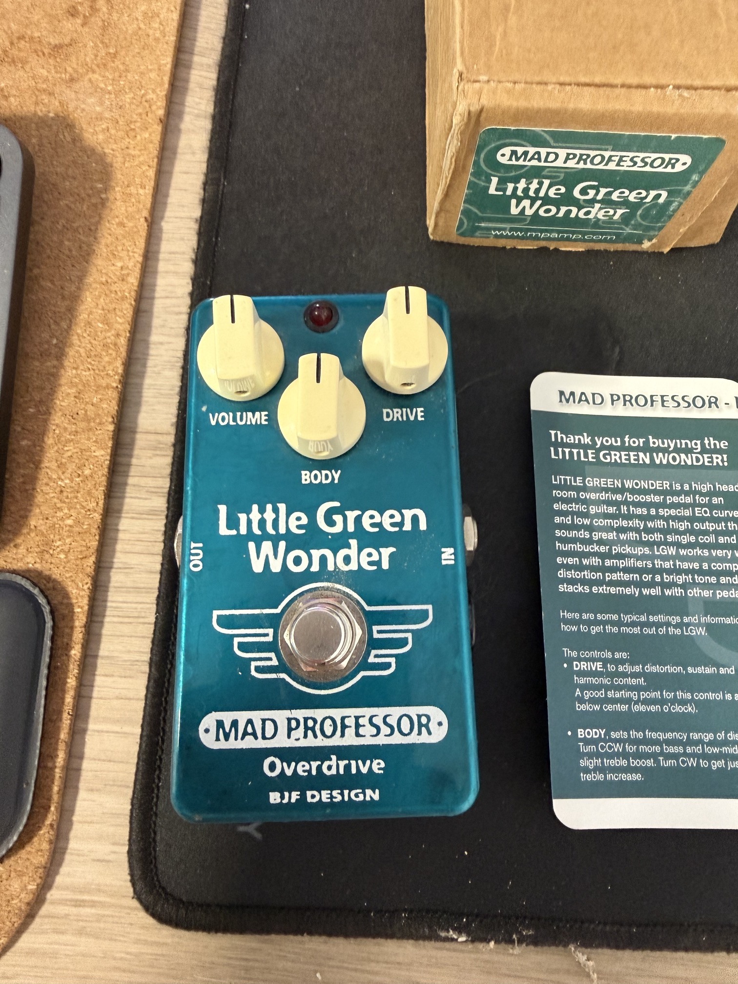 Mad Professor Little Green Wonder - HANDWIRED (Made in Finland) + Boîte