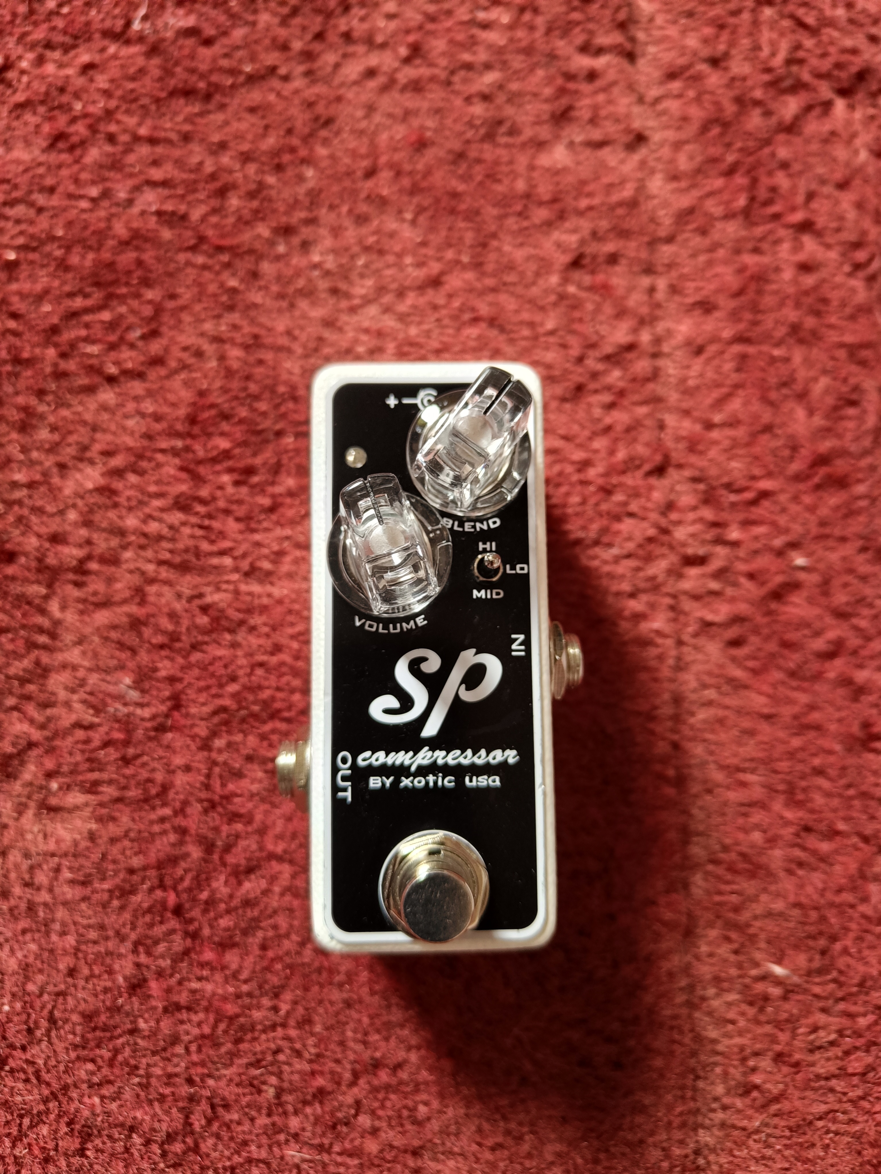 vends pédale de compression analogique Xotic SP Compressor, état proche du neuf.