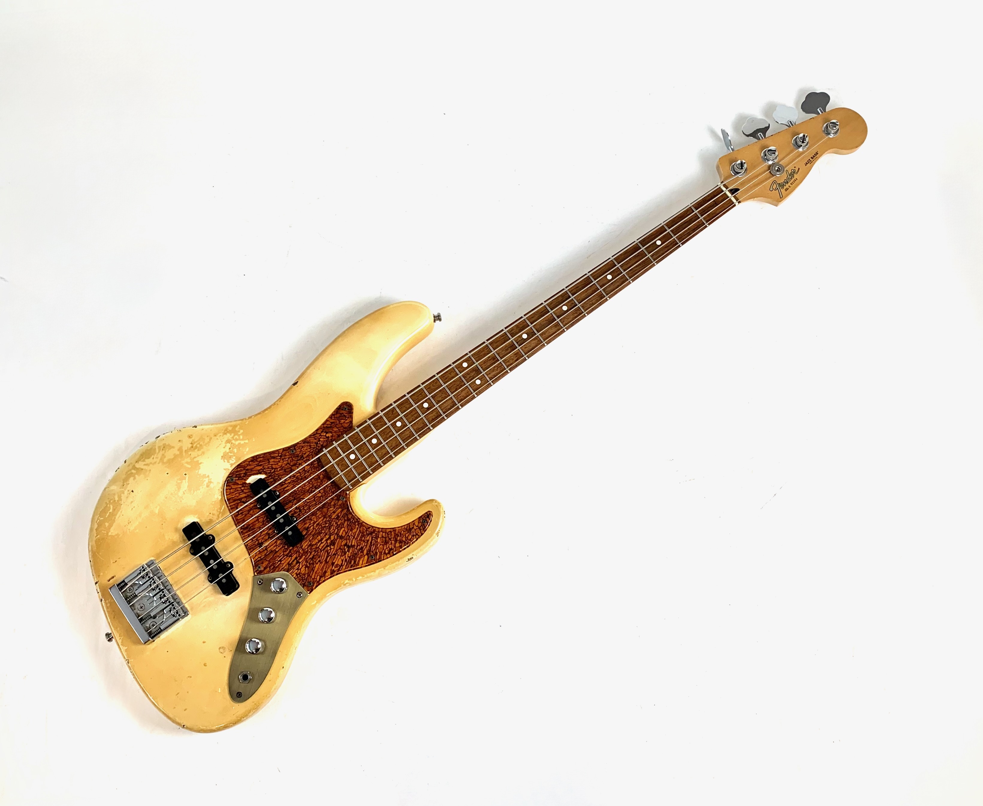 Fender Jazz Bass American Standard Long Horn 1991 Vintage White