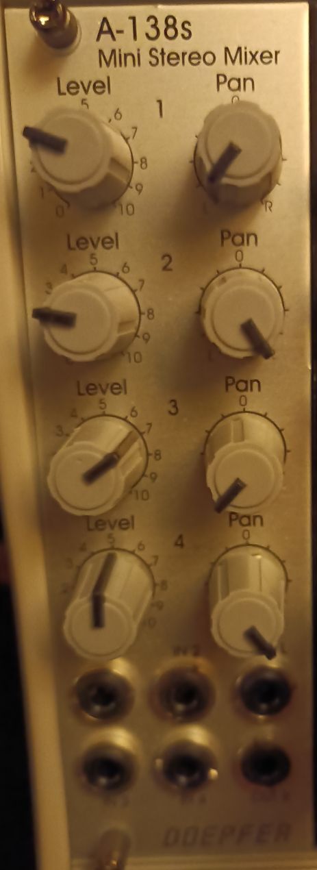 Vends Doepfer A-138s Mini Stereo Mixer