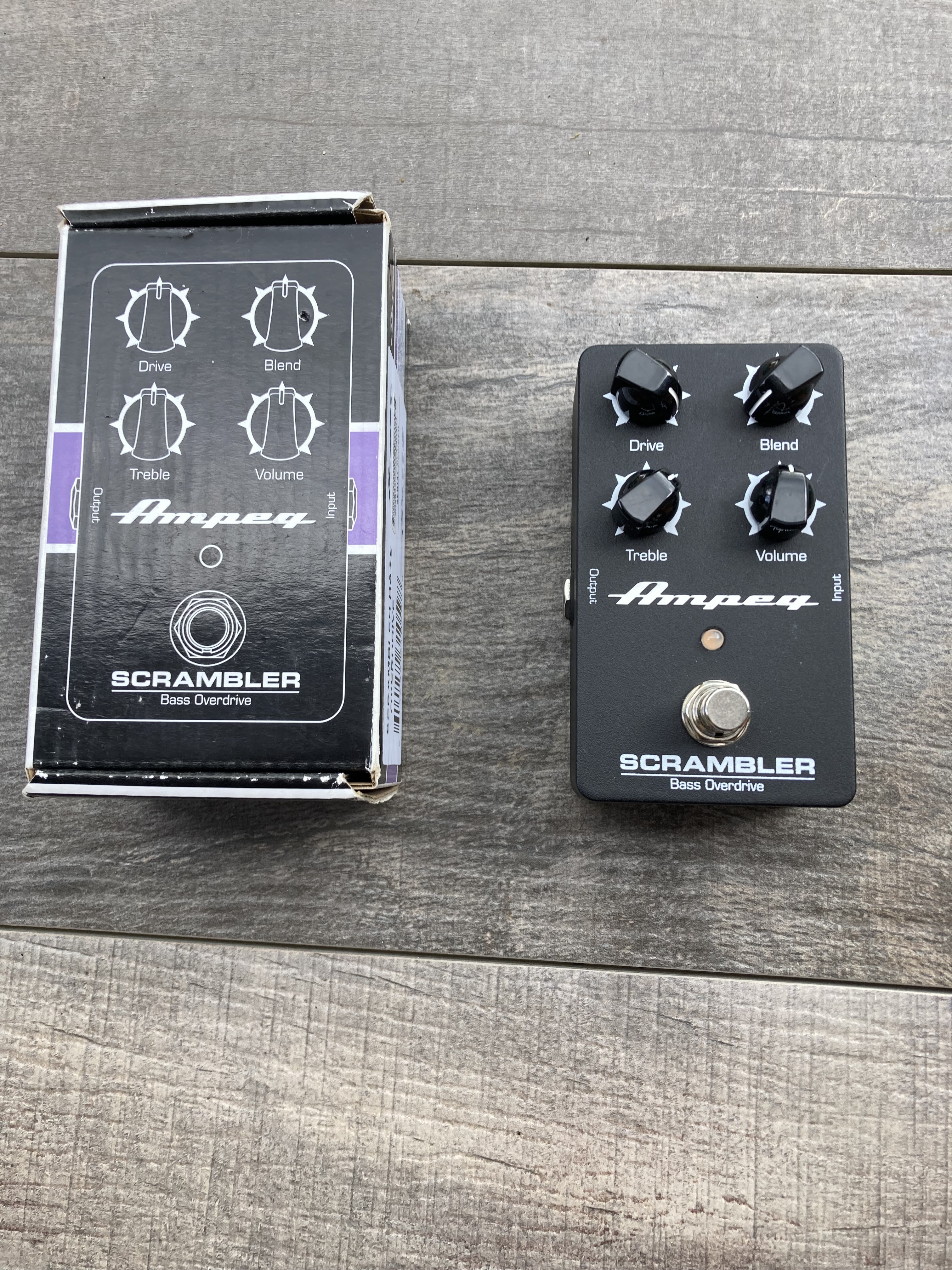 Ampeg Scrambler overdrive Basse
