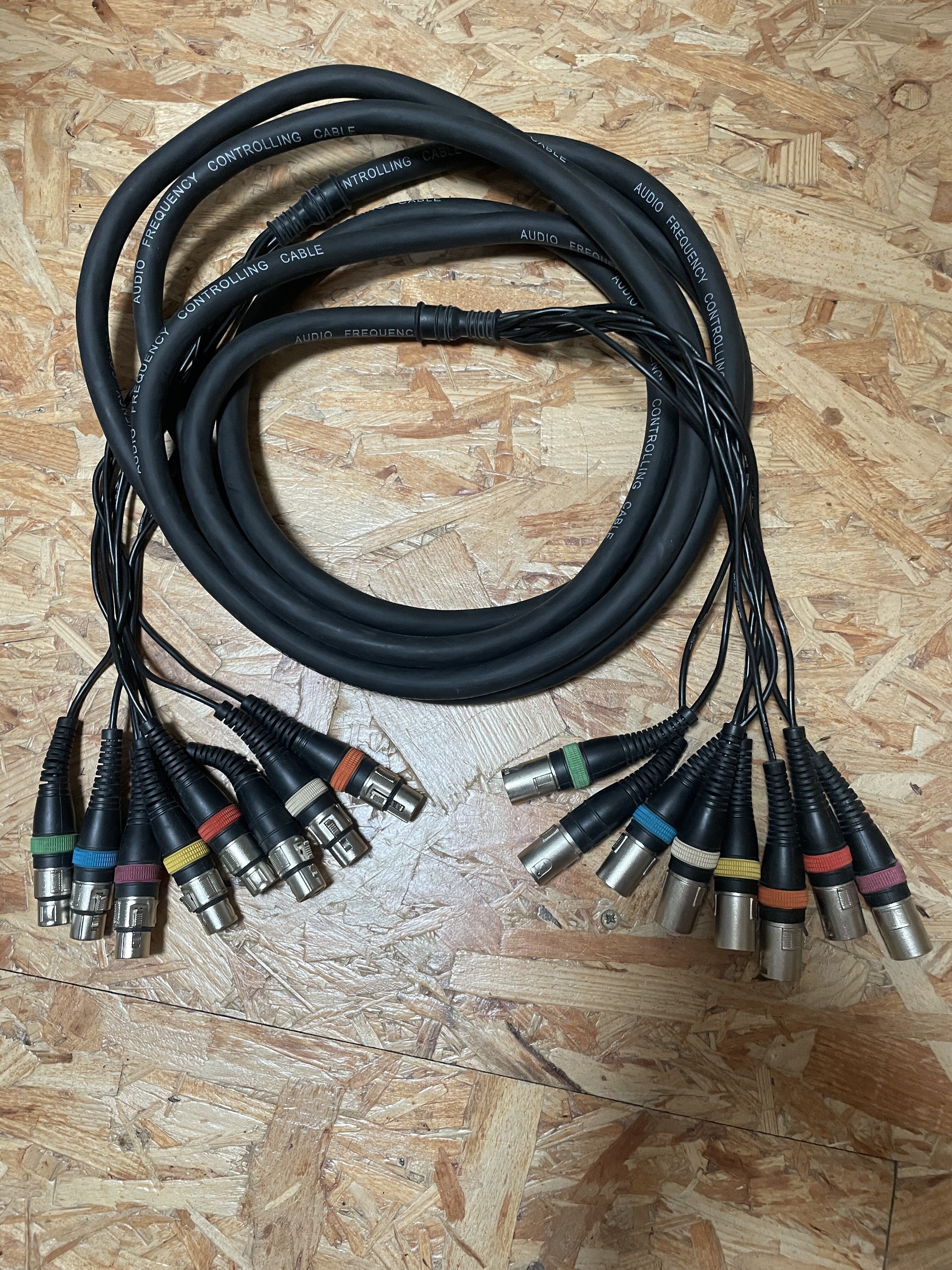 Vends multipaire, xlr-xlr , 8 in-out , 4m