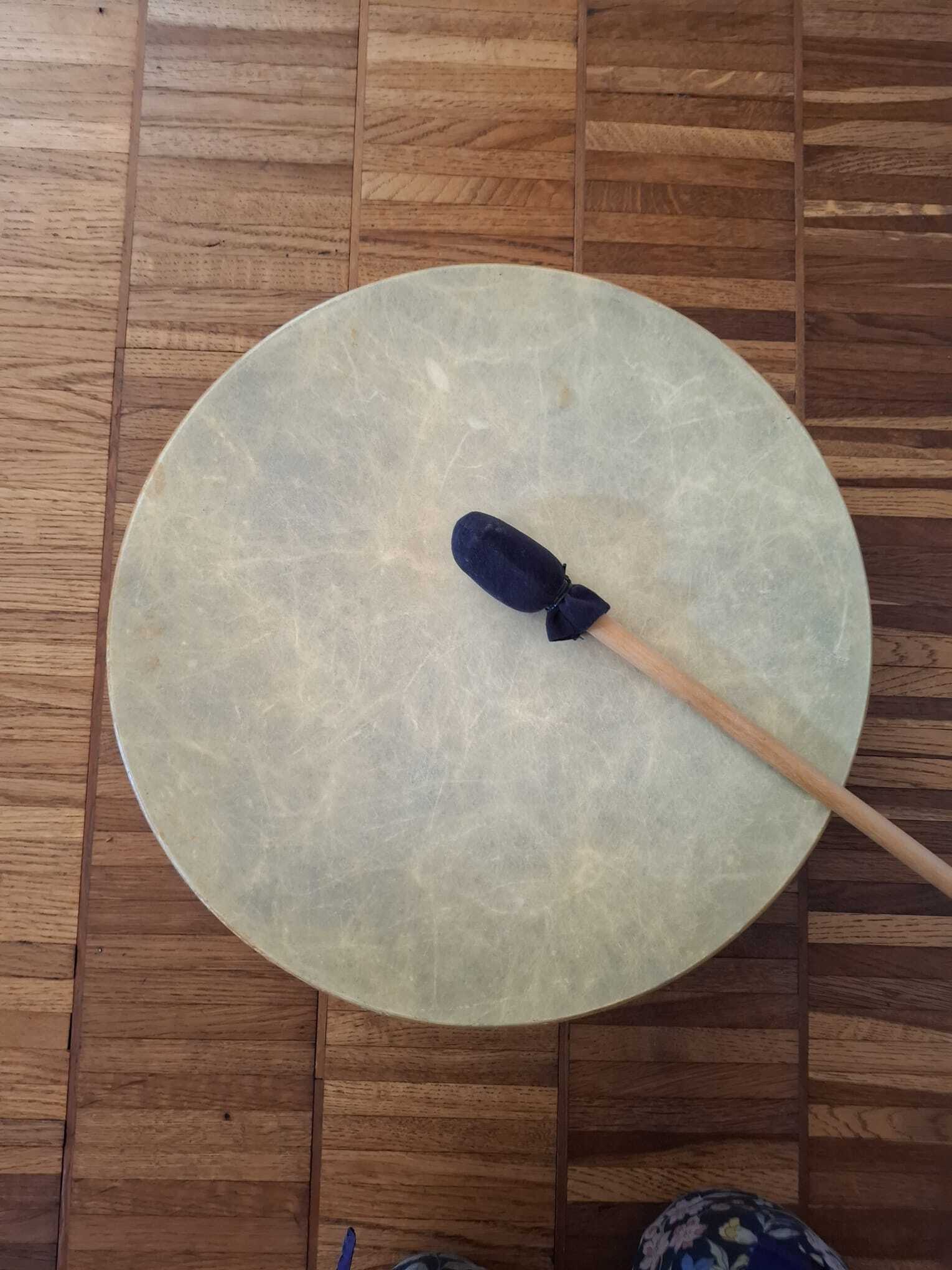 Remo Buffalo Drum / Frame Drum 40 cm  (16 inch) – synthetic – withbeater