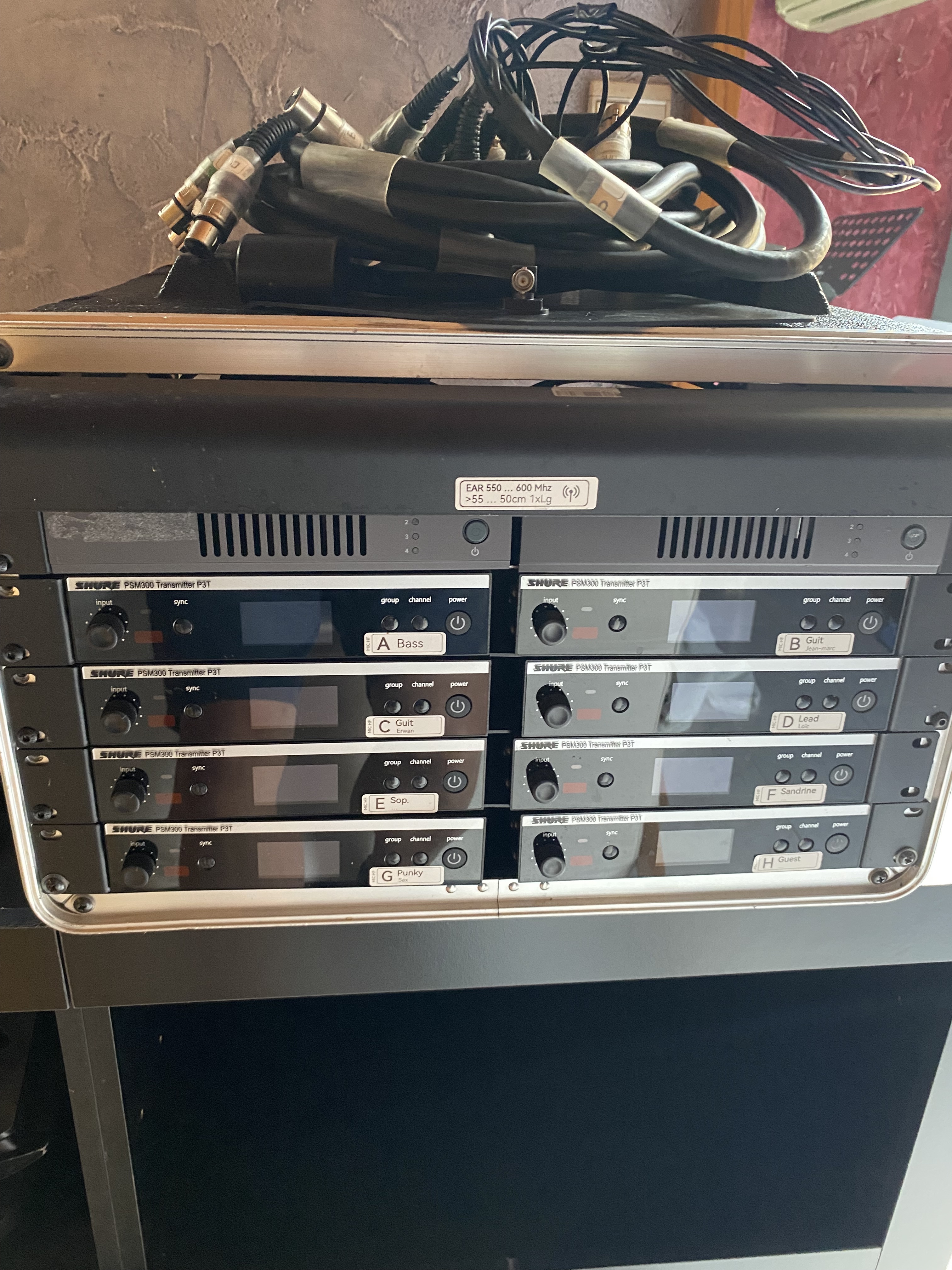 Vends Flight Complet 8 Ear PSM300 + 9 Recepteur P3RA + 2 combiner AC41 Sennheizer