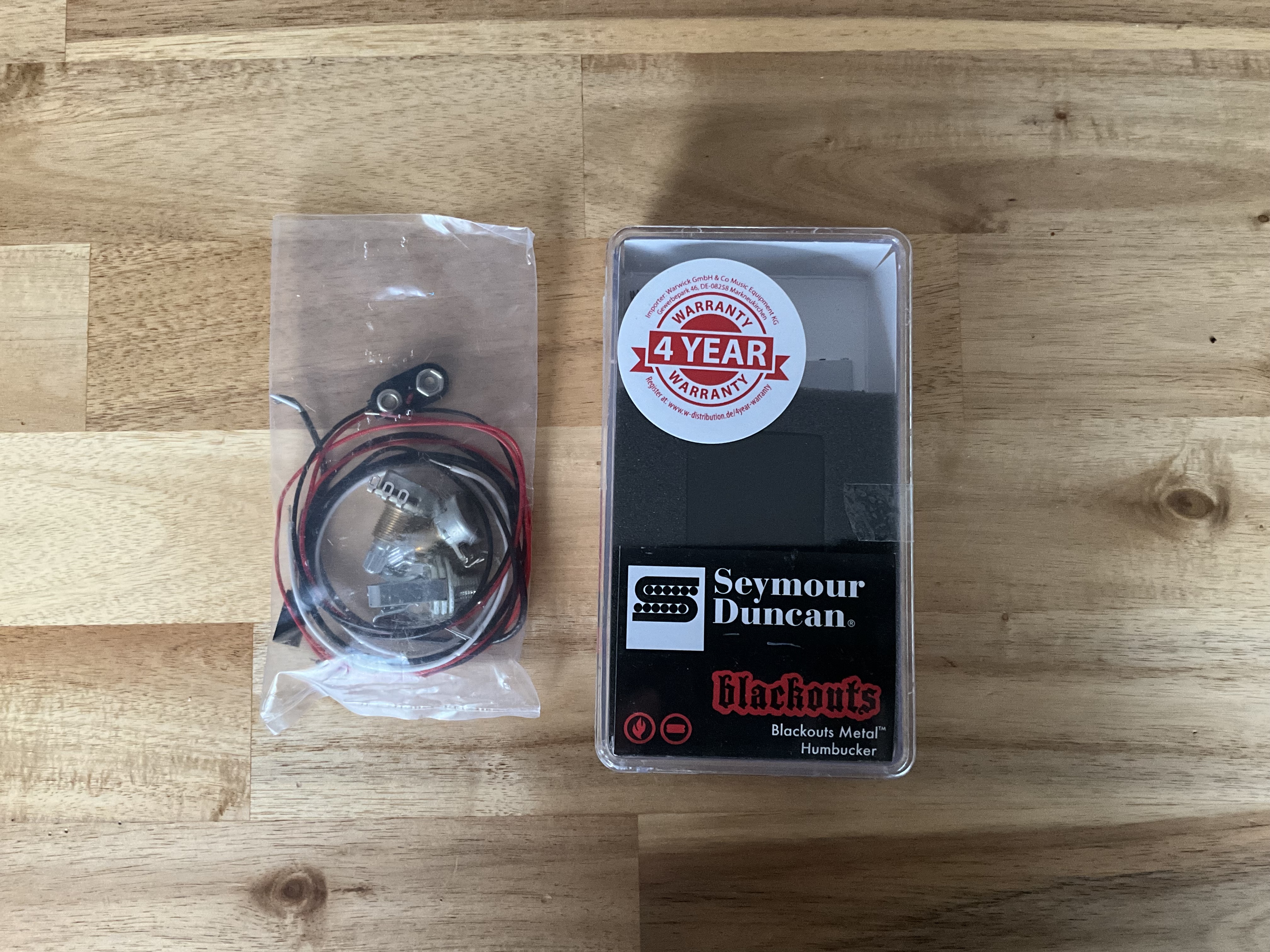 Seymour Duncan blackouts metal bridge