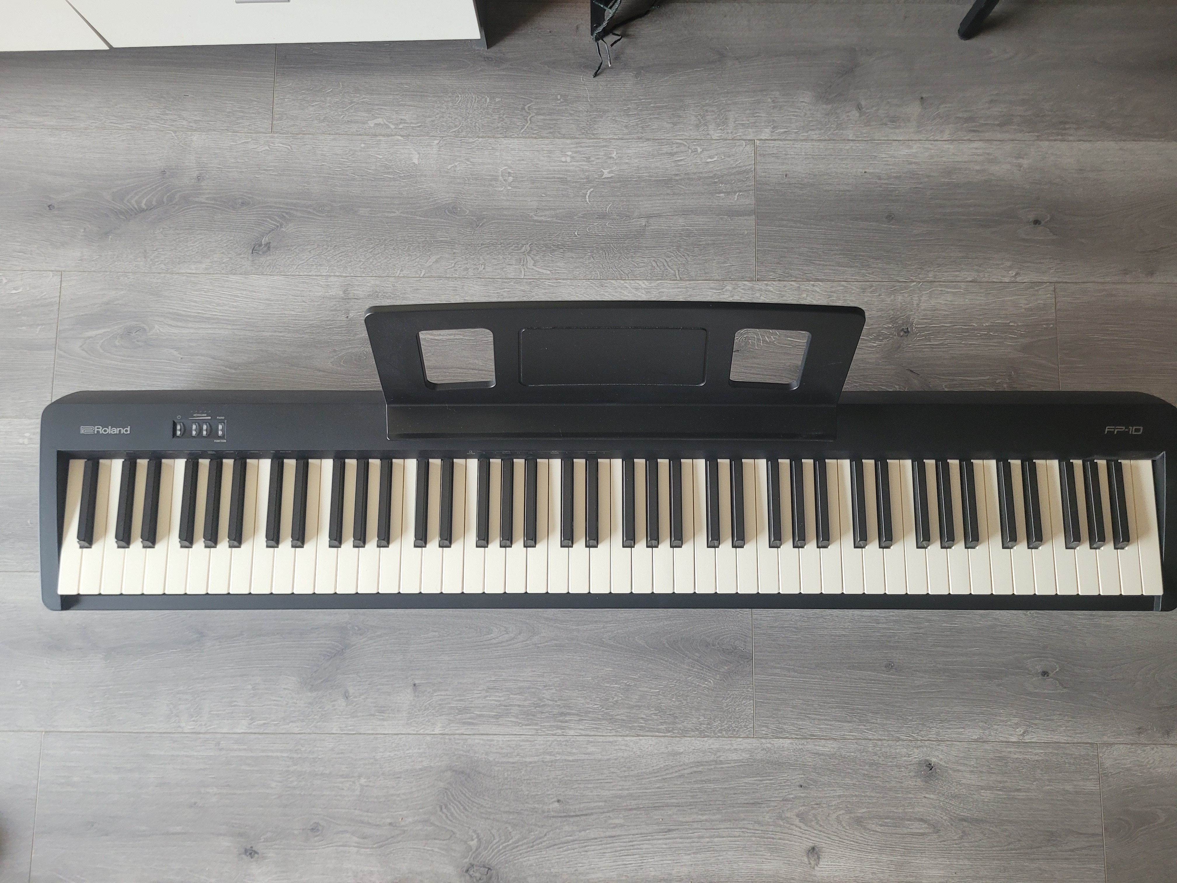 piano vue haut