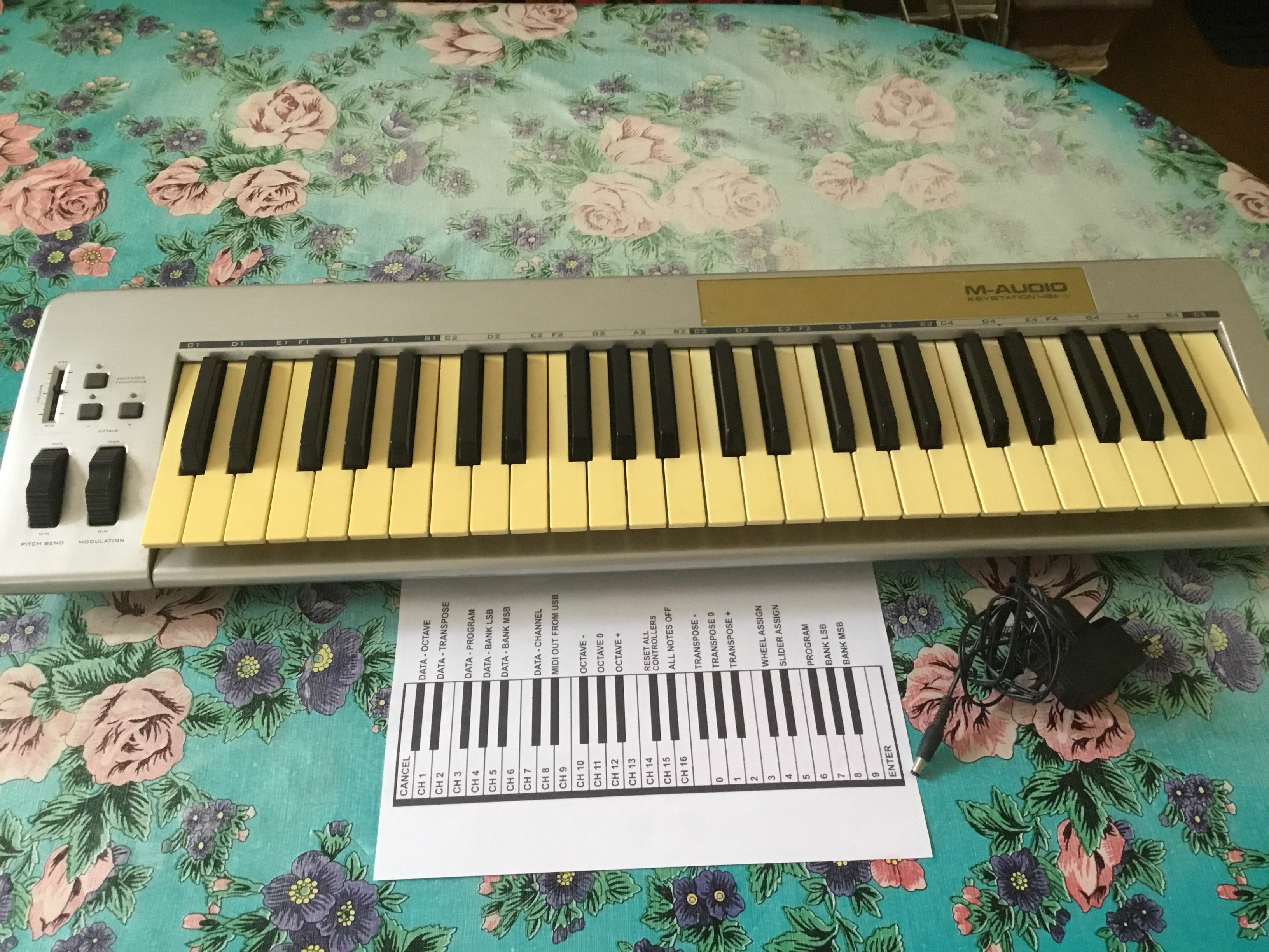 Vends clavier M-Audio Keystation 49e 