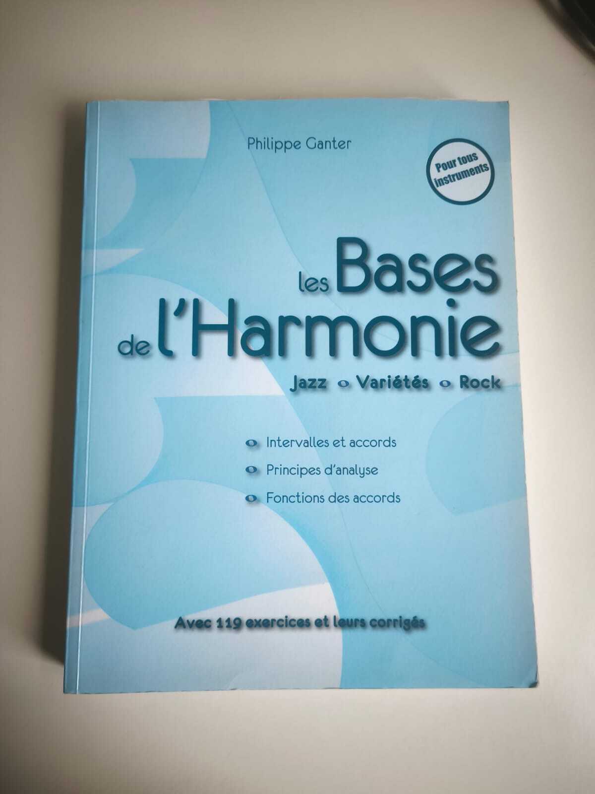 Livre Les Bases de l'harmonie de Philippe Ganter