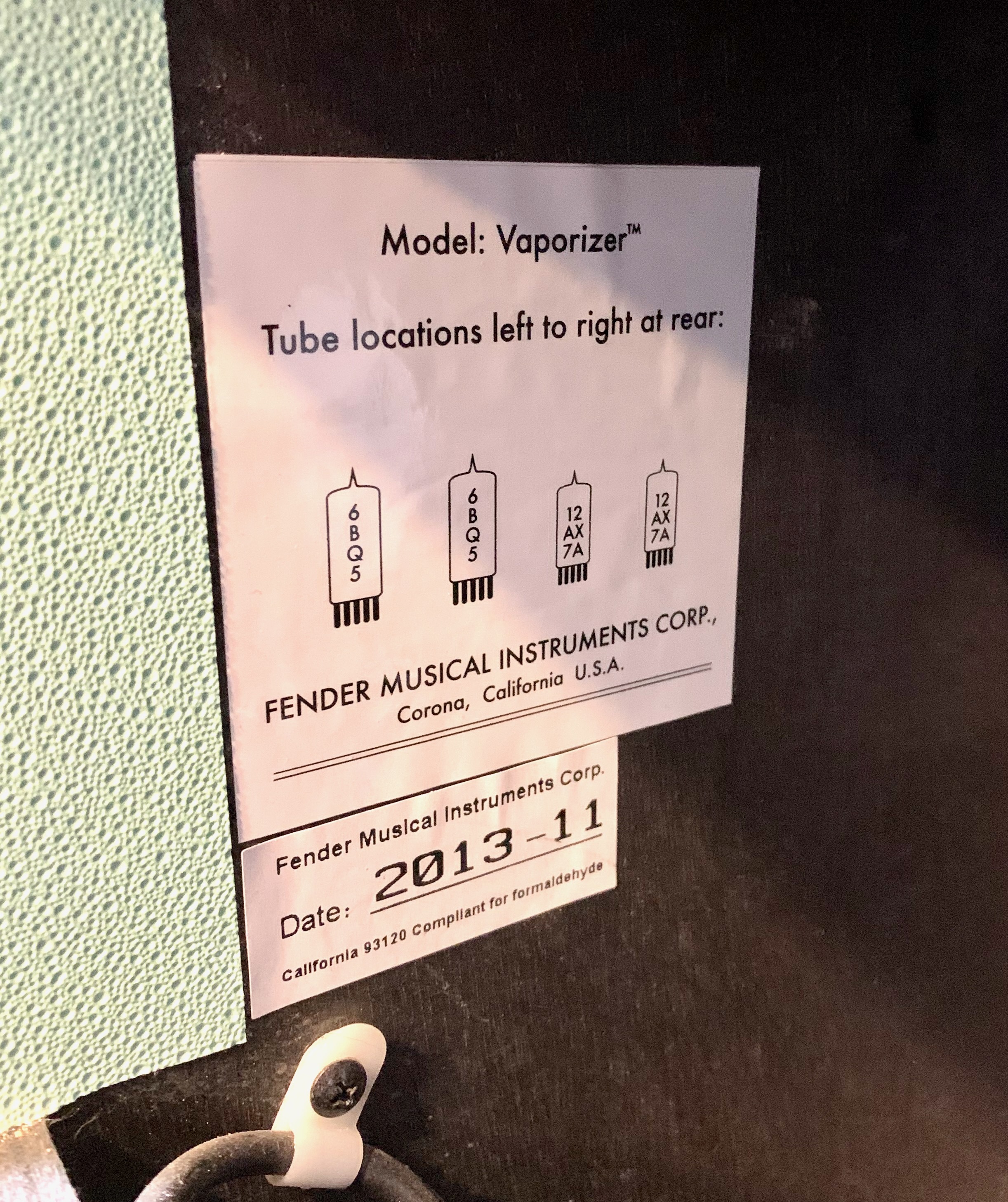 Fender Vaporizer (26837)