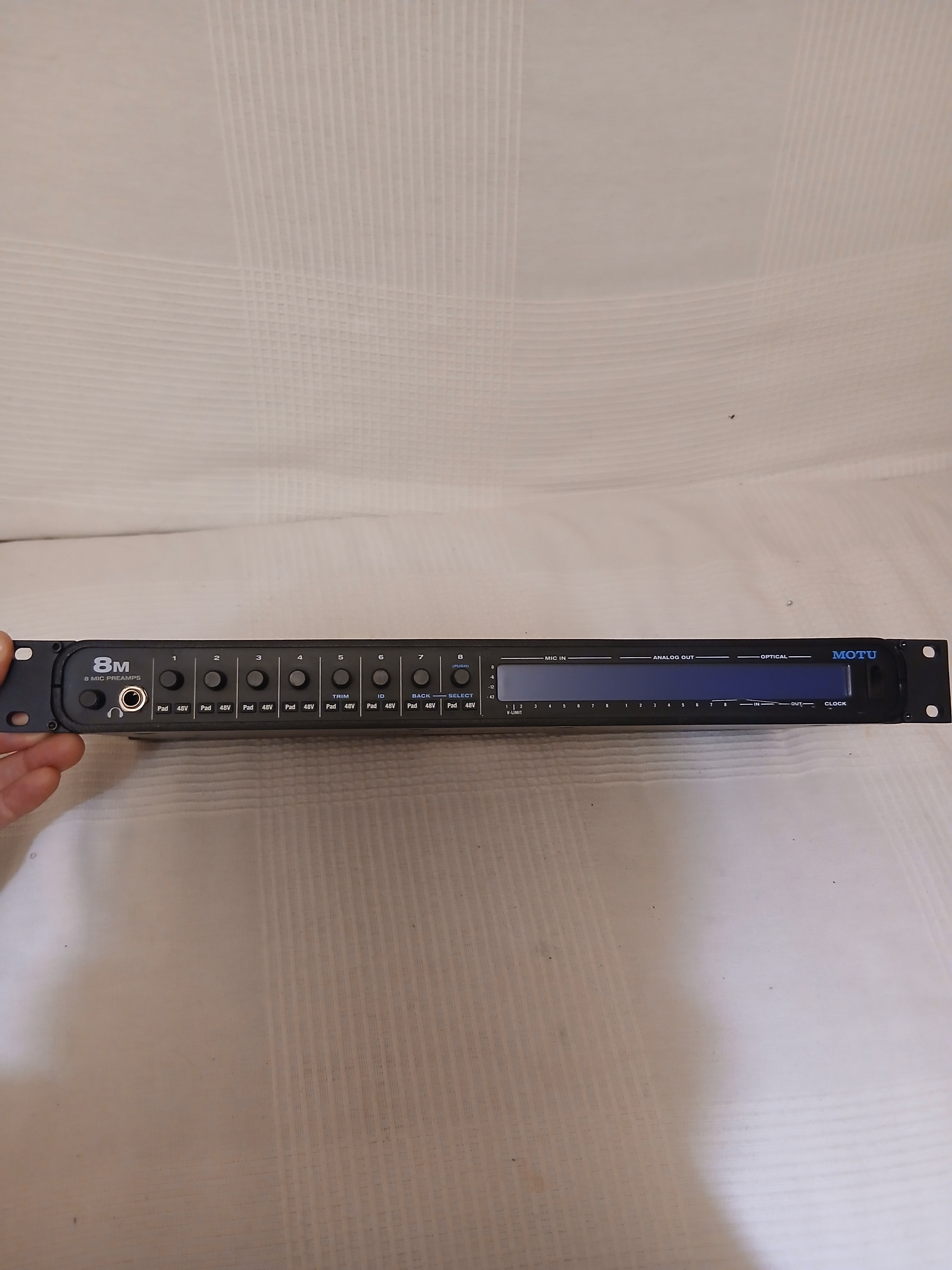 Motu 8M AVB + Sonnettech AVB adapter