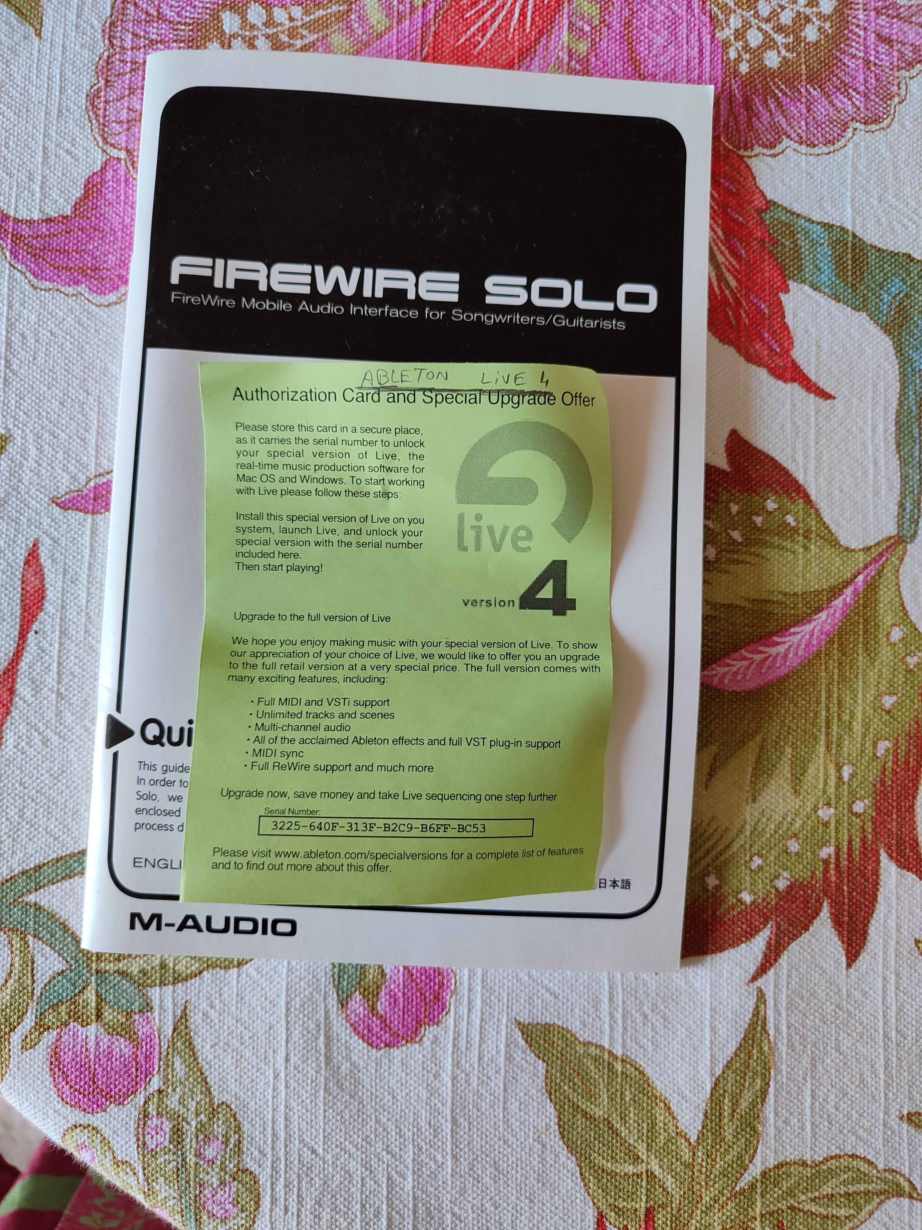 M-Audio Firewire Solo (58701)