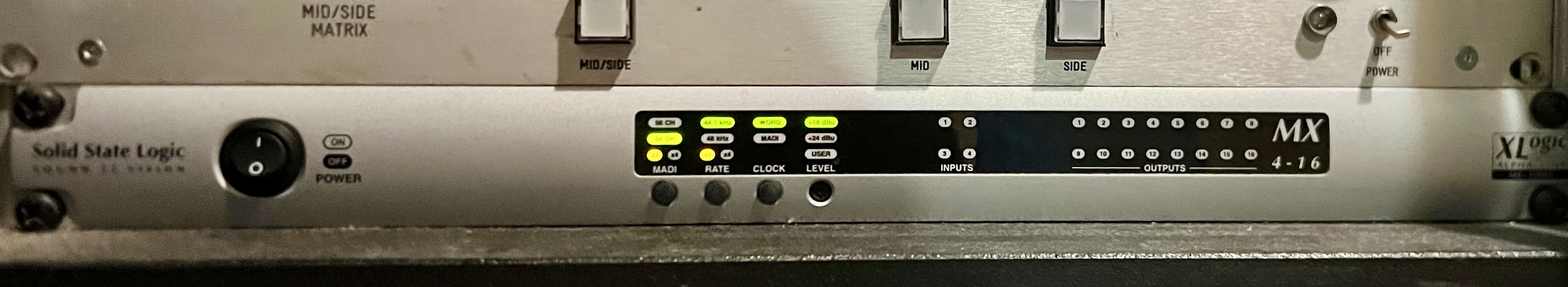 convertisseur analo (4in 16 out) - MADI qualité SSL