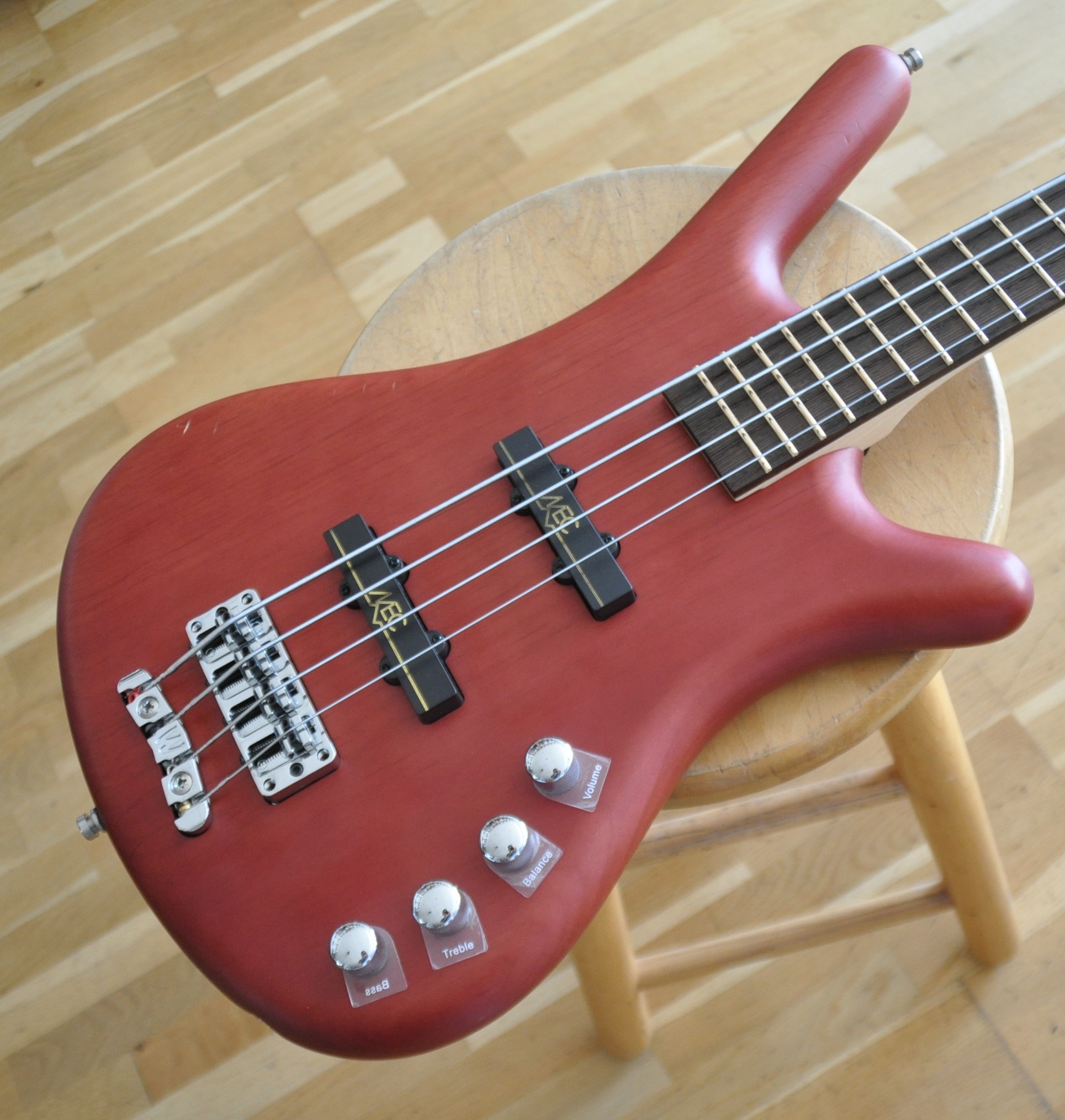 Warwick Rockbass Corvette Basic 4 Burgundy Red (2024)