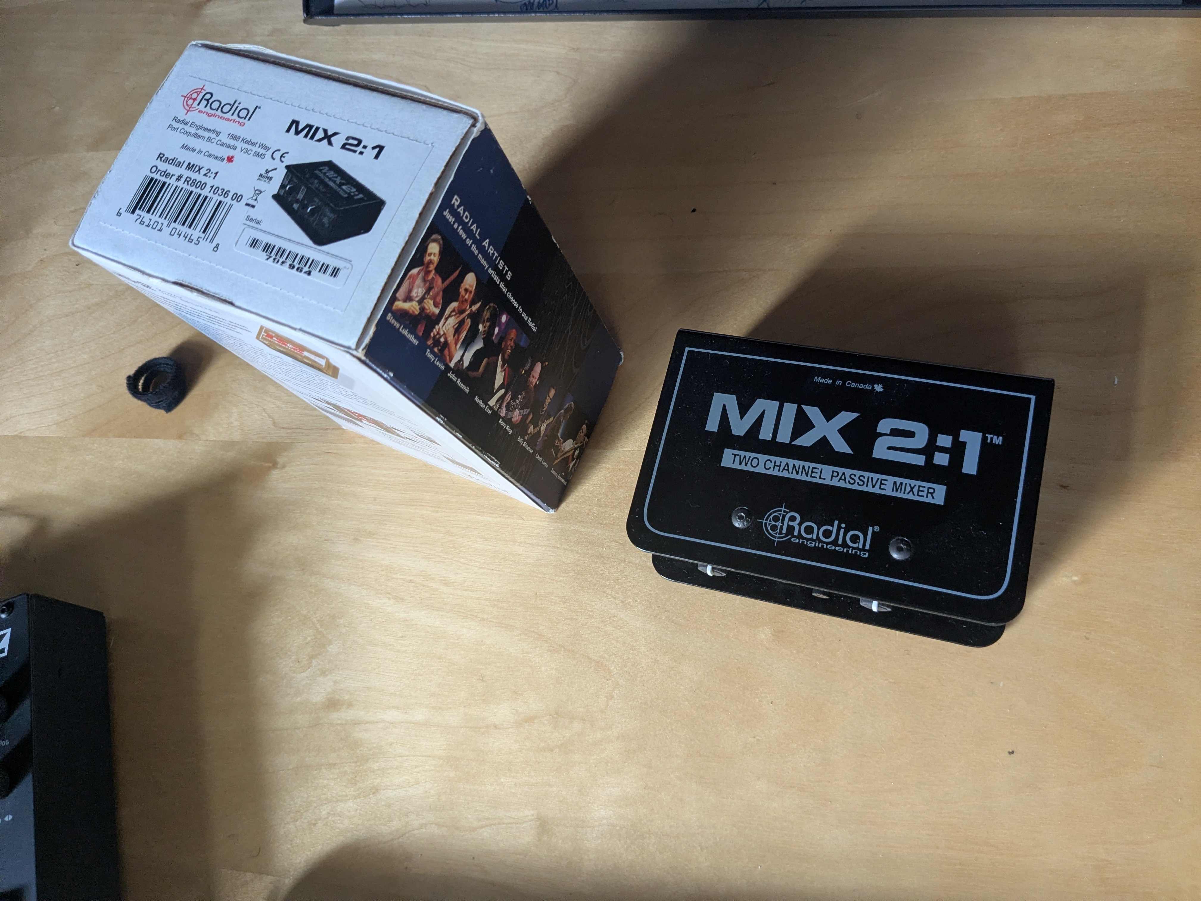 Mix 2:1 radial dans sa boîte 