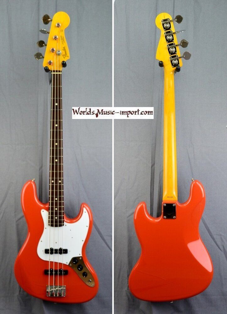 FENDER Jazz Bass JB'62 FRD 2015 Fiesta red Japon import