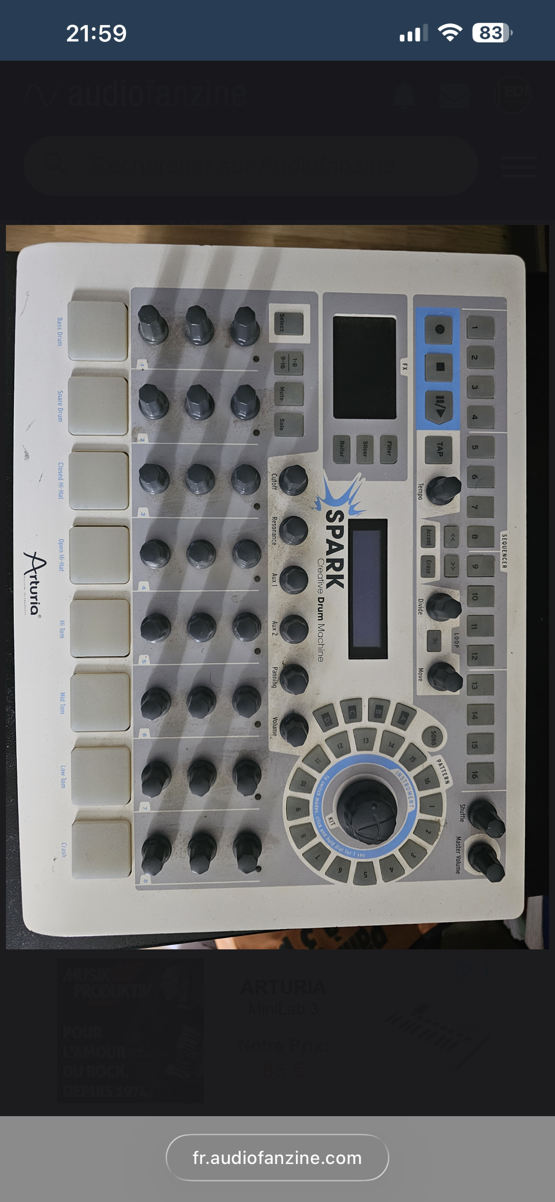 Arturia SparkLE – Contrôleur / Drum Machine