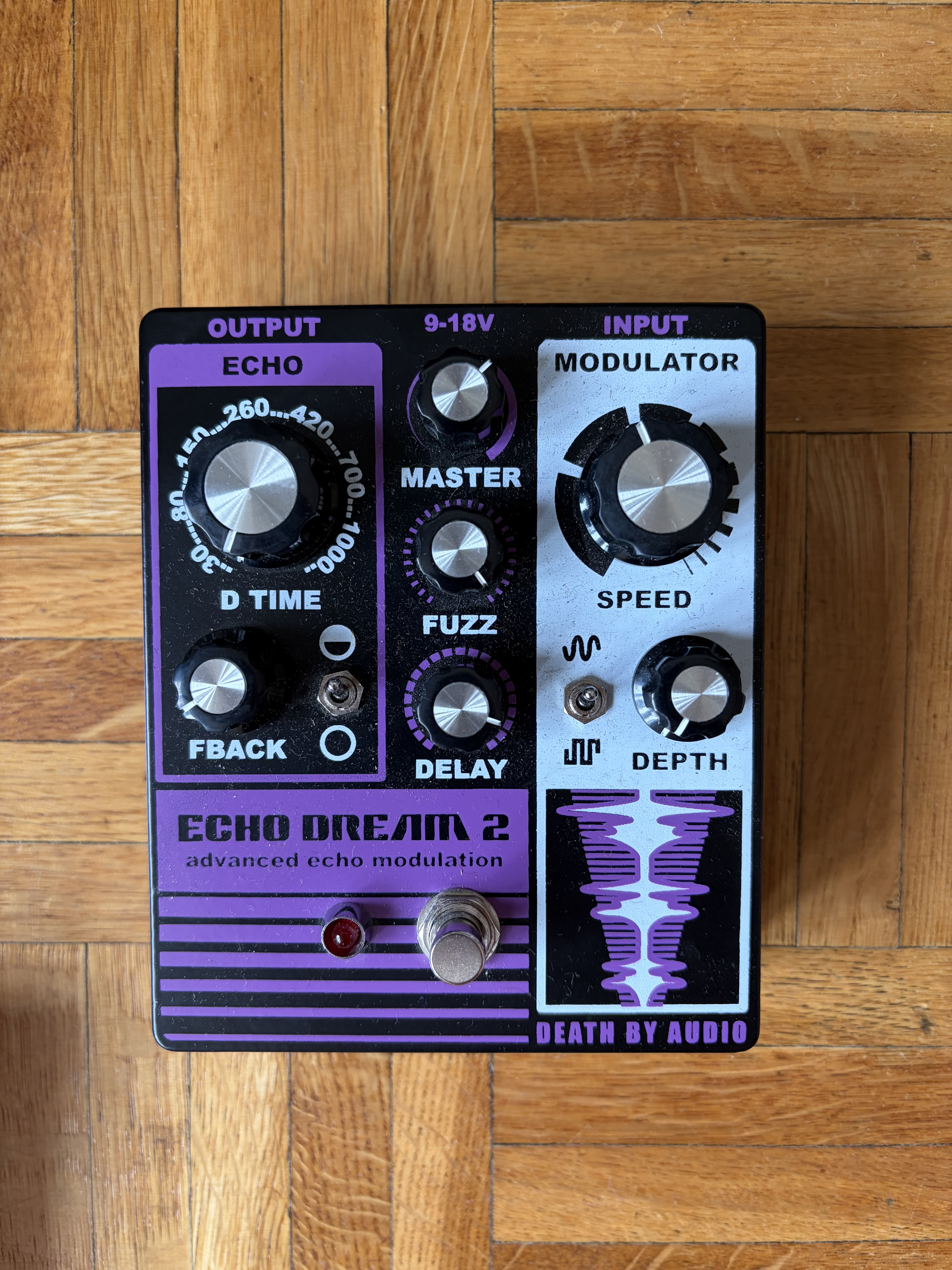 Vends Death By Audio Echo Dream 2