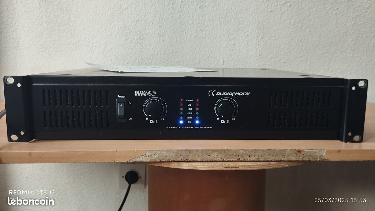 ✅ Amplificateur : Audiophony Wi 640