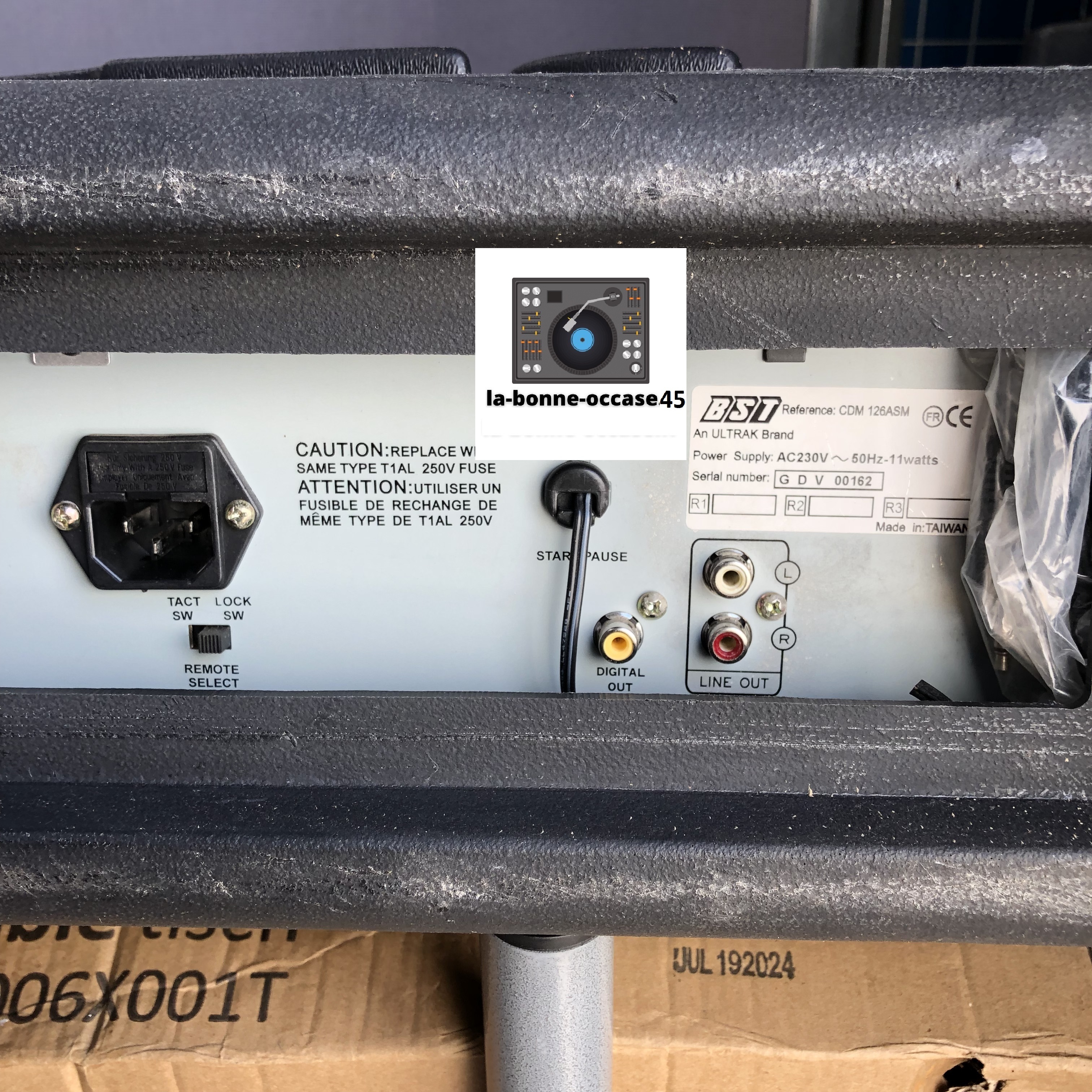 Lecteur CD BST cdm126 as