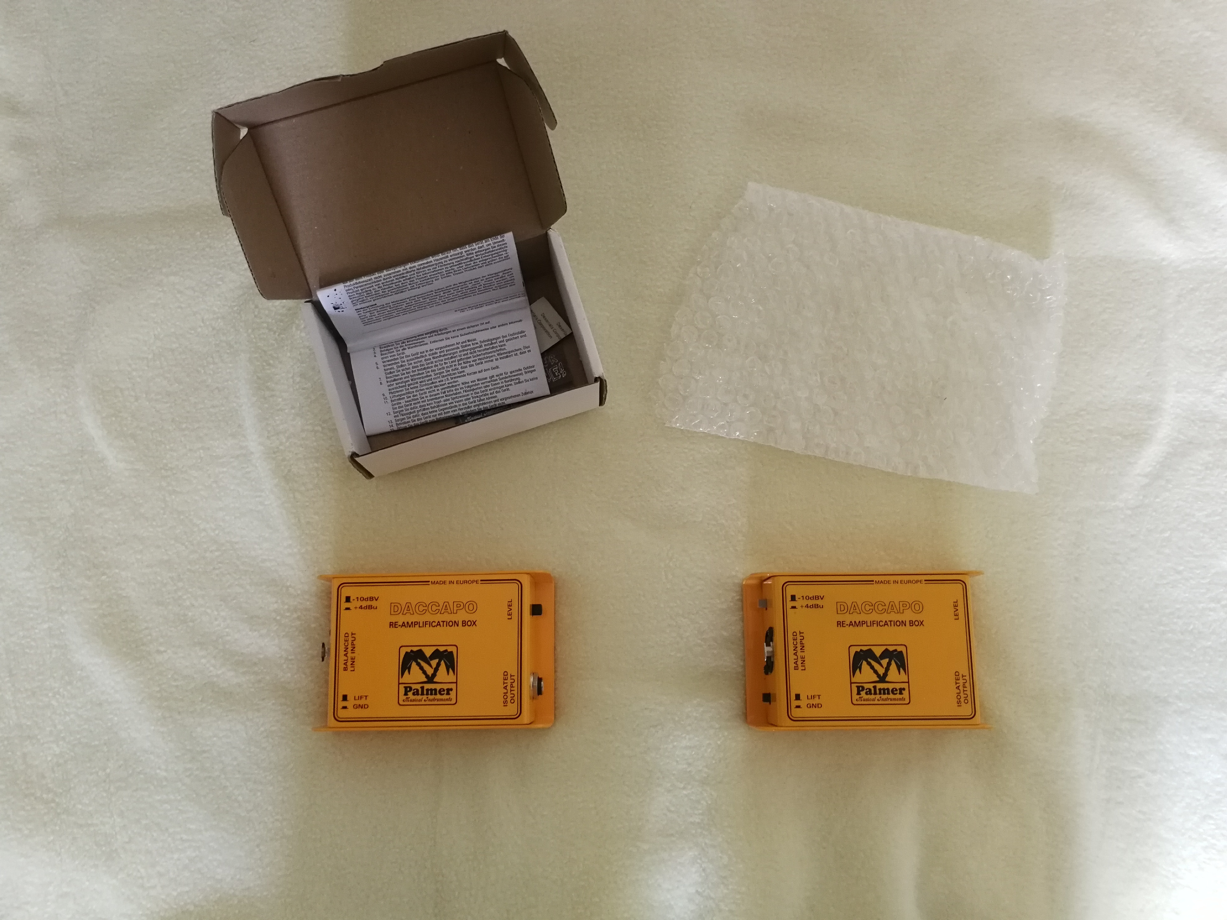 Vends de 2 Palmer DACCAPO